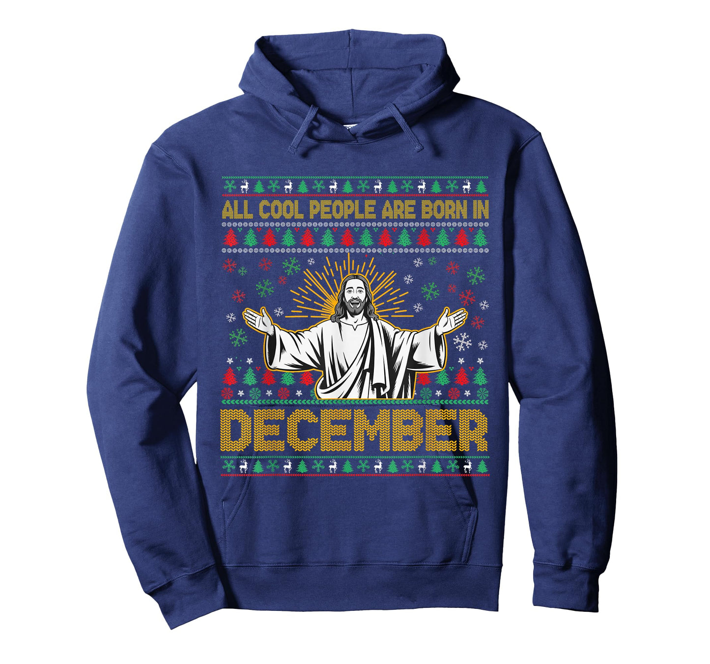 Cool People are Born in December Christian Jesus Christmas T-Shirt