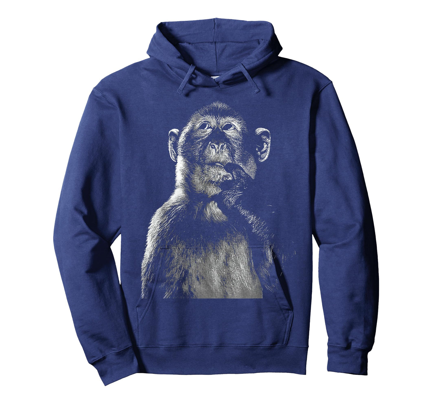 Funny Thinking Monkey Meme Humor Brainrot T-Shirt