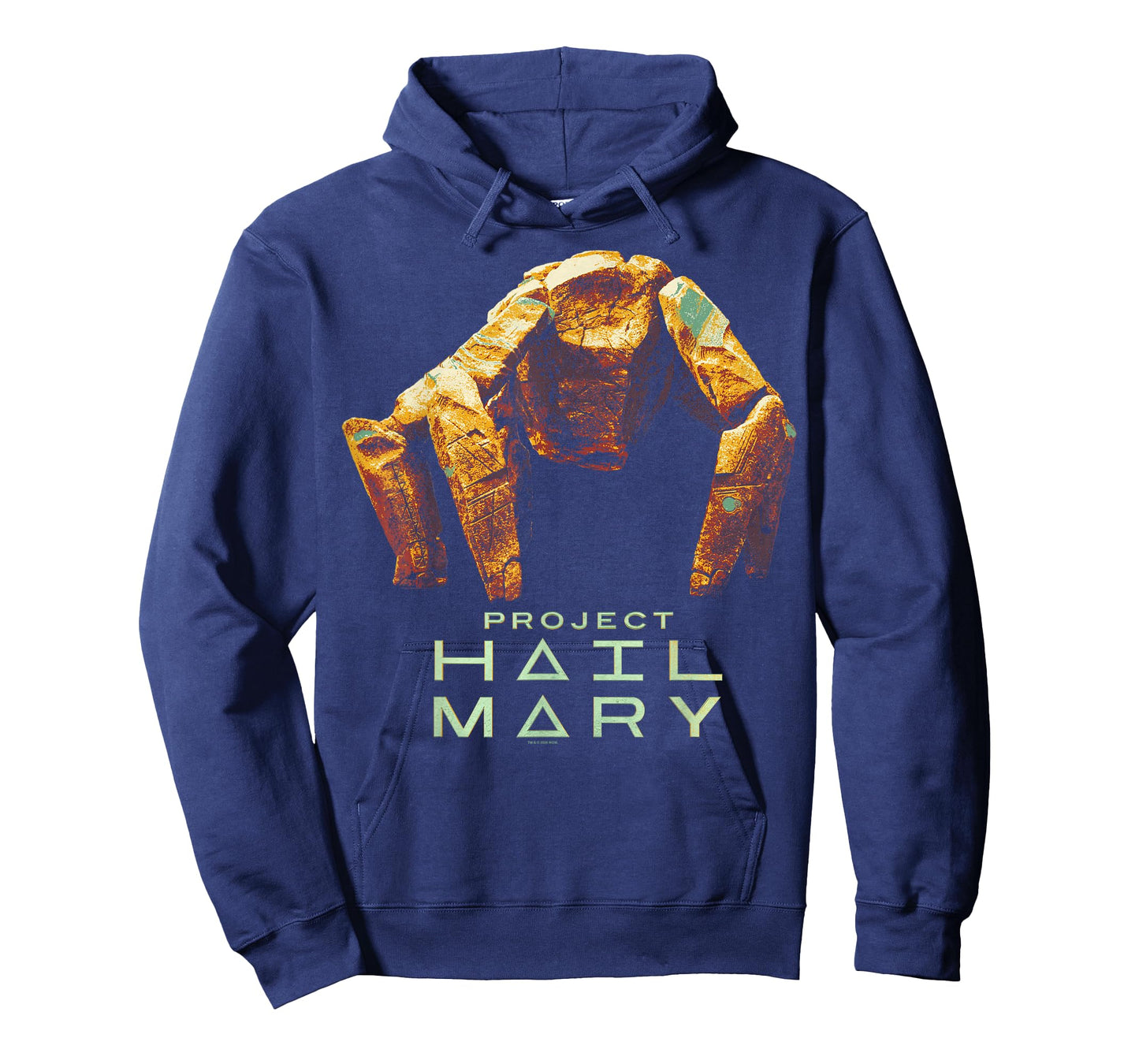 Project Hail Mary Rocky The Alien Distressed Portrait T-Shirt