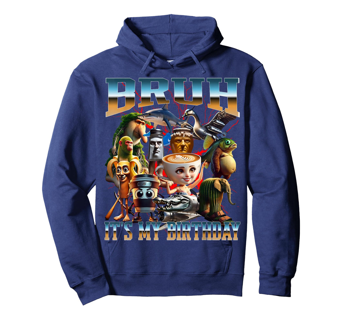 Bruh It’s My Birthday Meme Brainrot Funny T-Shirt
