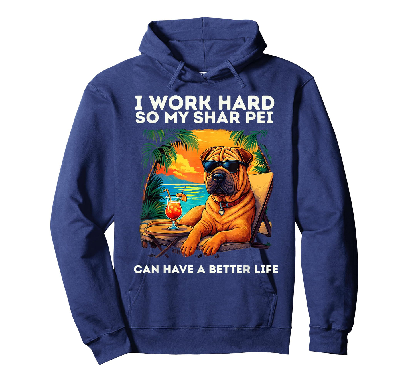 Shar Pei Lover Design Funny Shar-Pei Dog T-Shirt