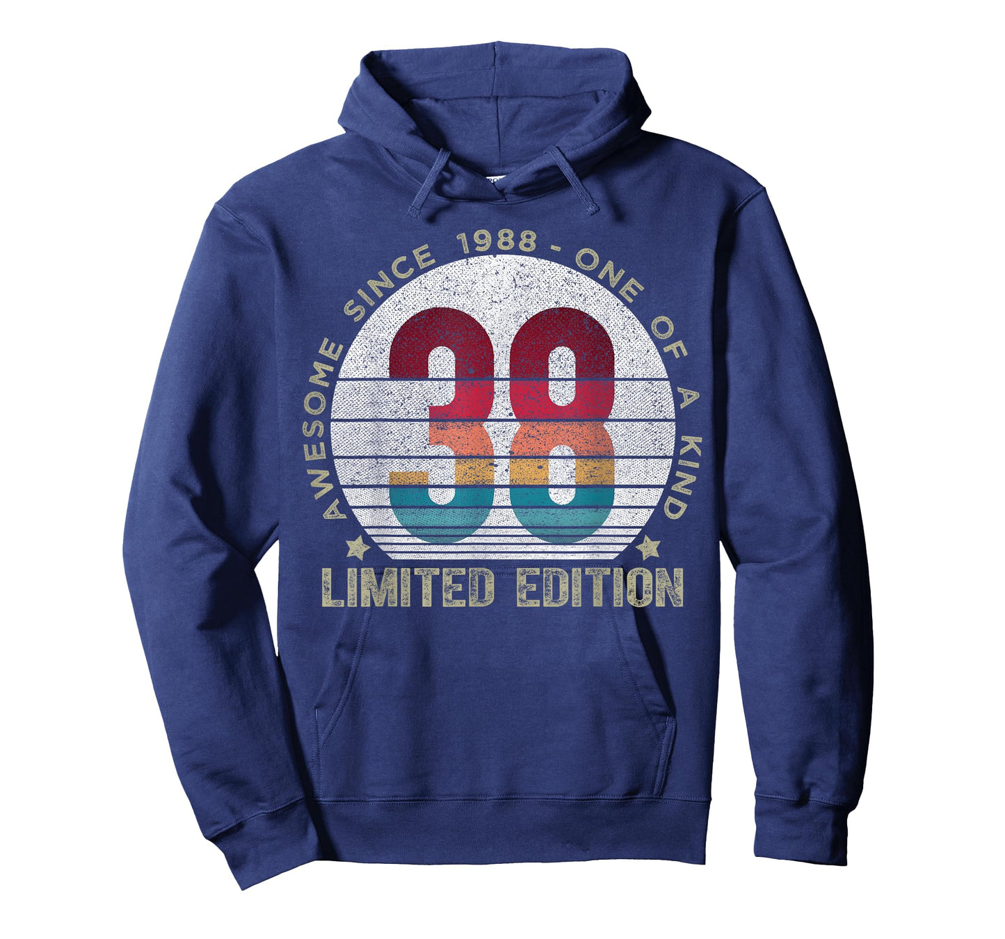38 Year Old Gifts Vintage 1988 Limited Edition 38th Birthday T-Shirt
