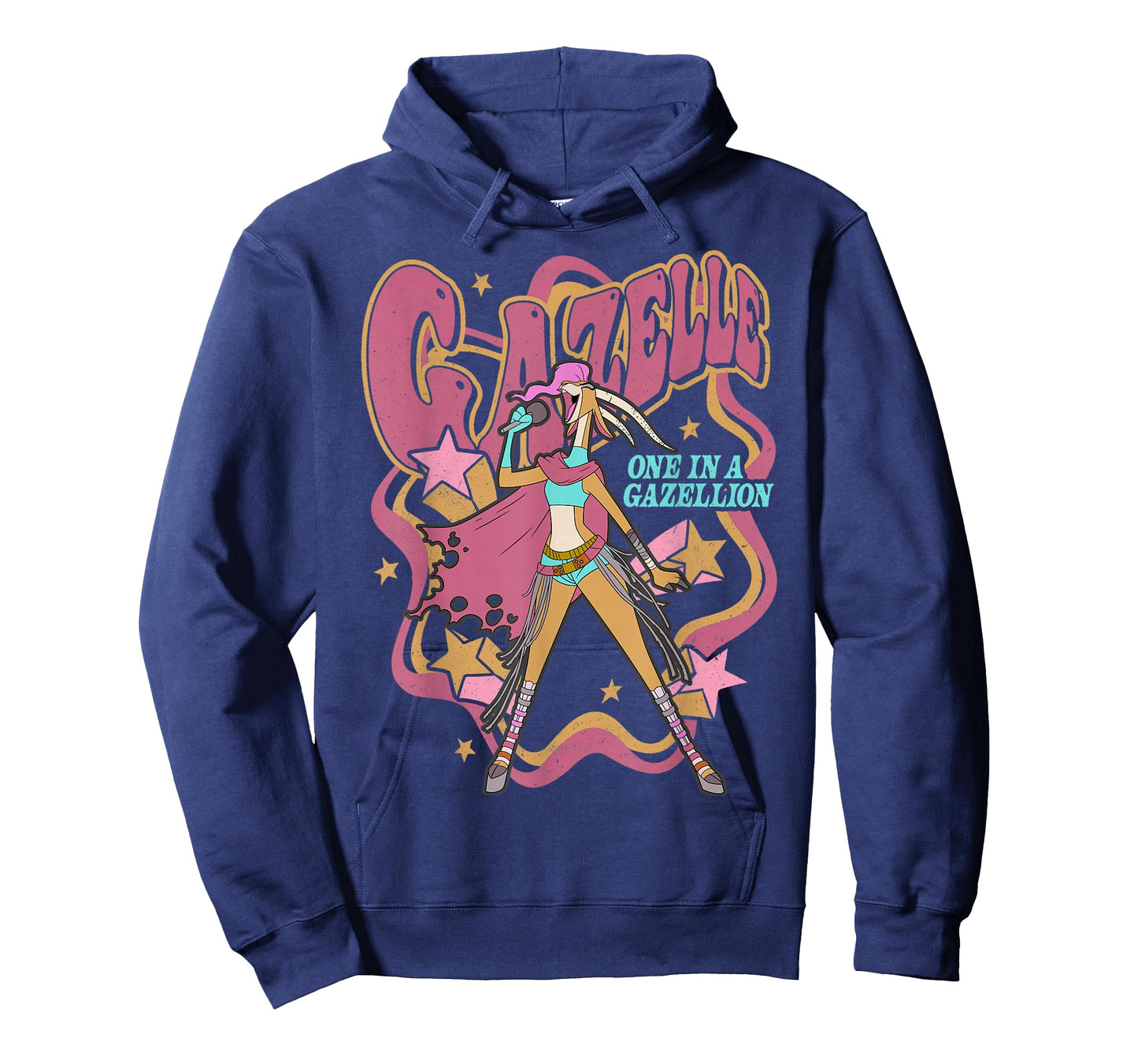 Disney Zootopia 2 Gazelle One in A Gazellion Vintage Poster T-Shirt
