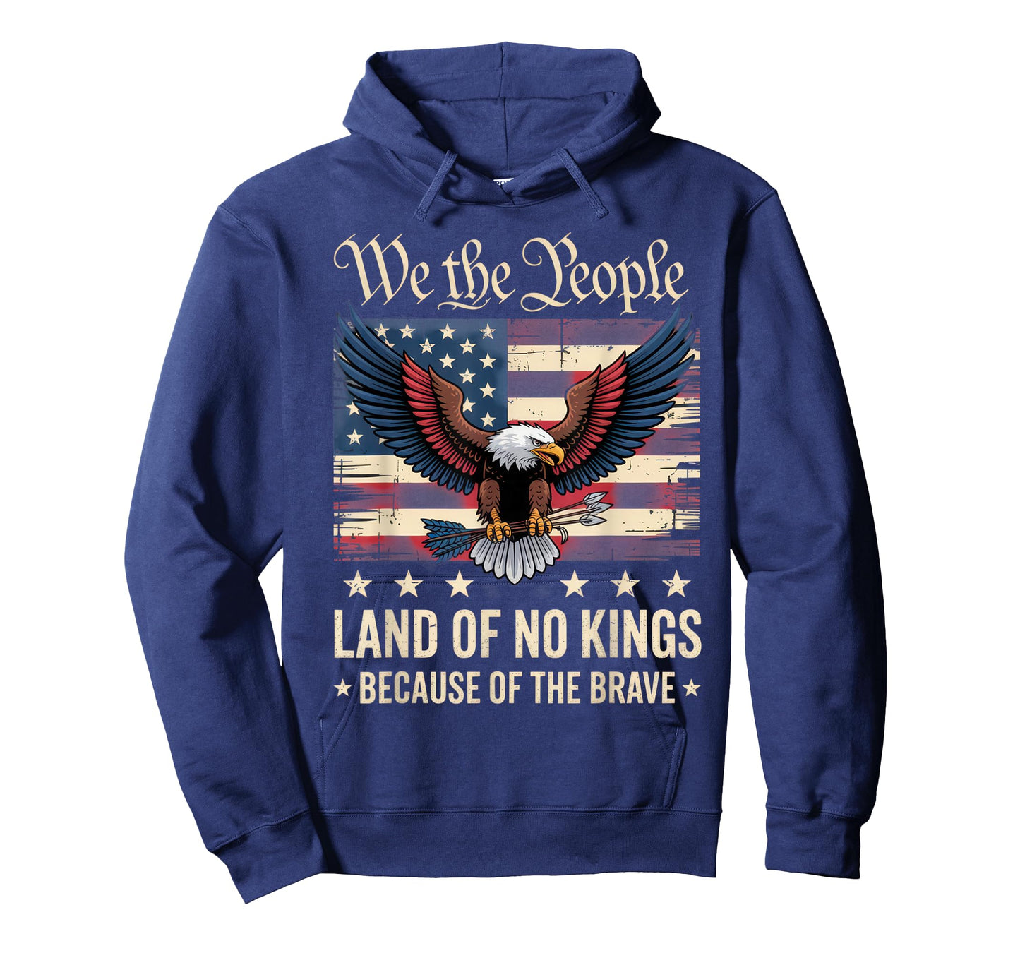 We The People Patriotic Americans Land of No Kings Patriotic T-Shirt