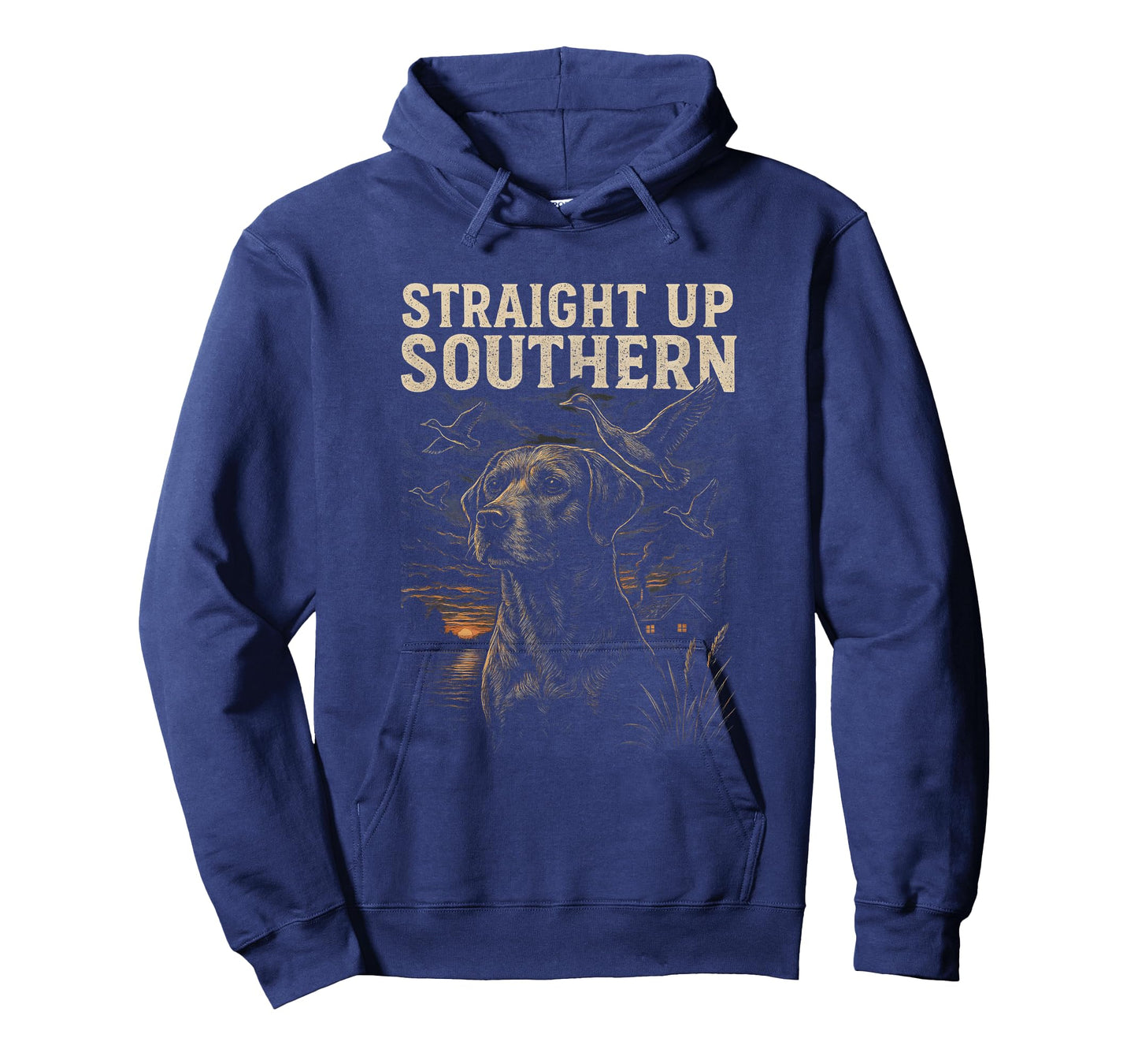 Straight Up Southern Labrador Dog Retro Country Southerners T-Shirt