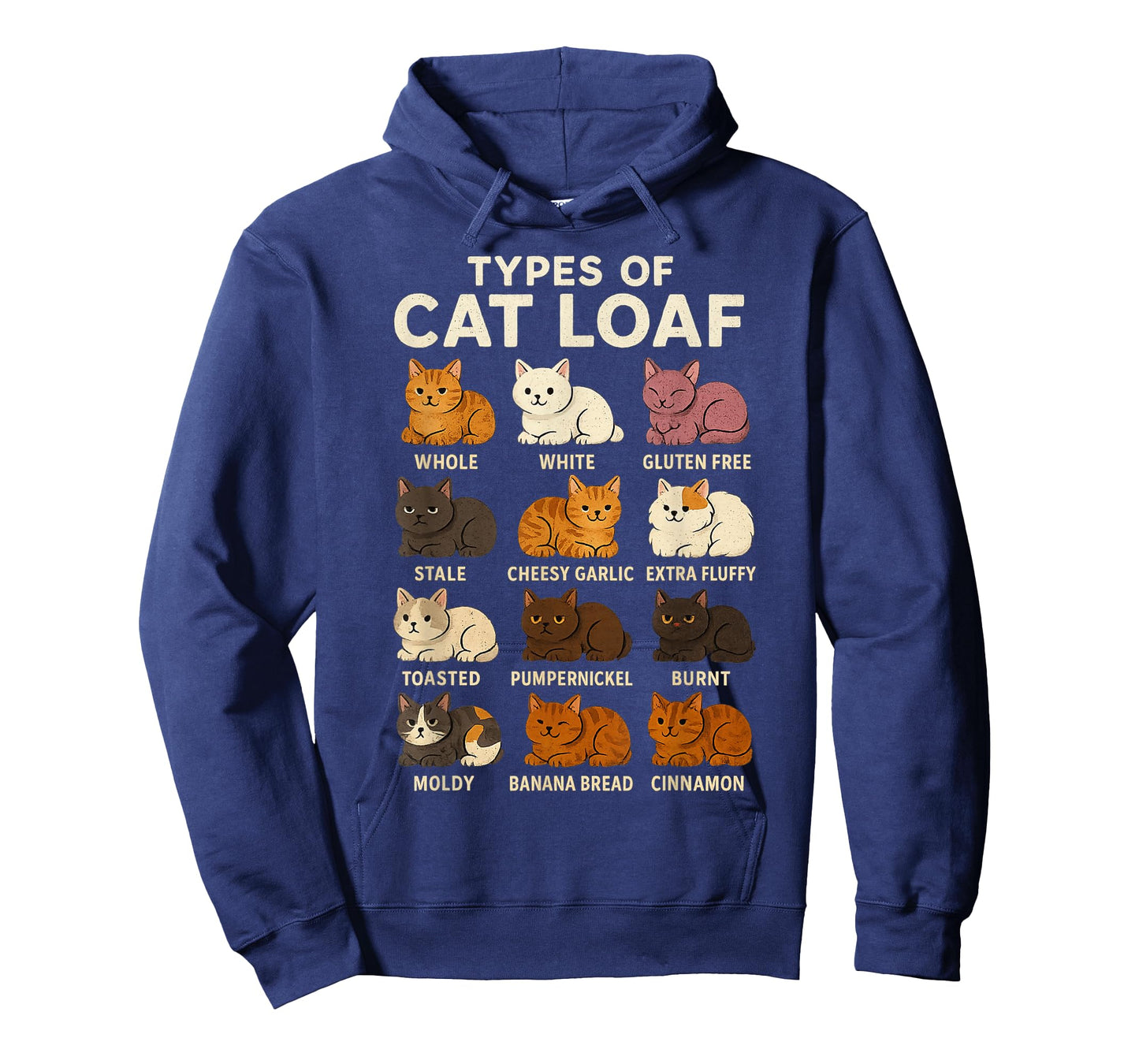 Types of Cat Loaf Cute Kitten Kawaii Cats, Cat Lover Girls T-Shirt