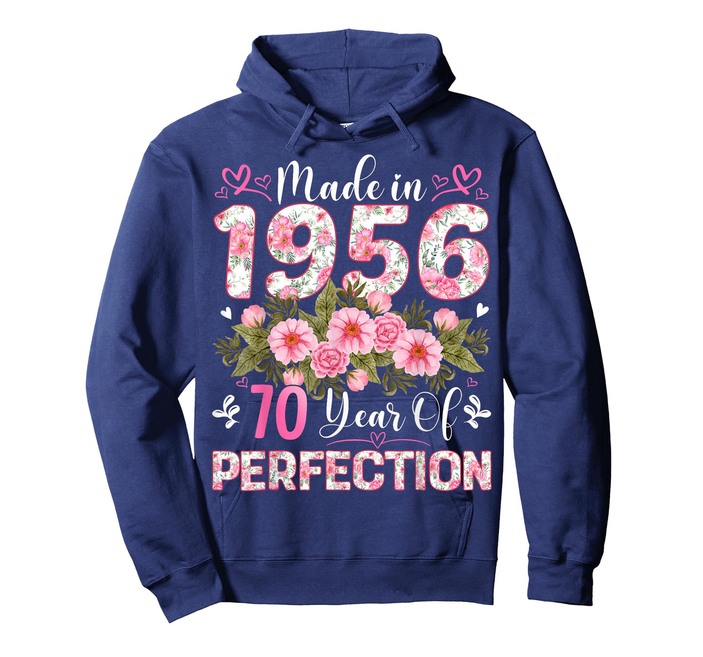 70 Year Old Made in 1956 Floral 70th Birthday Women T-Shirt