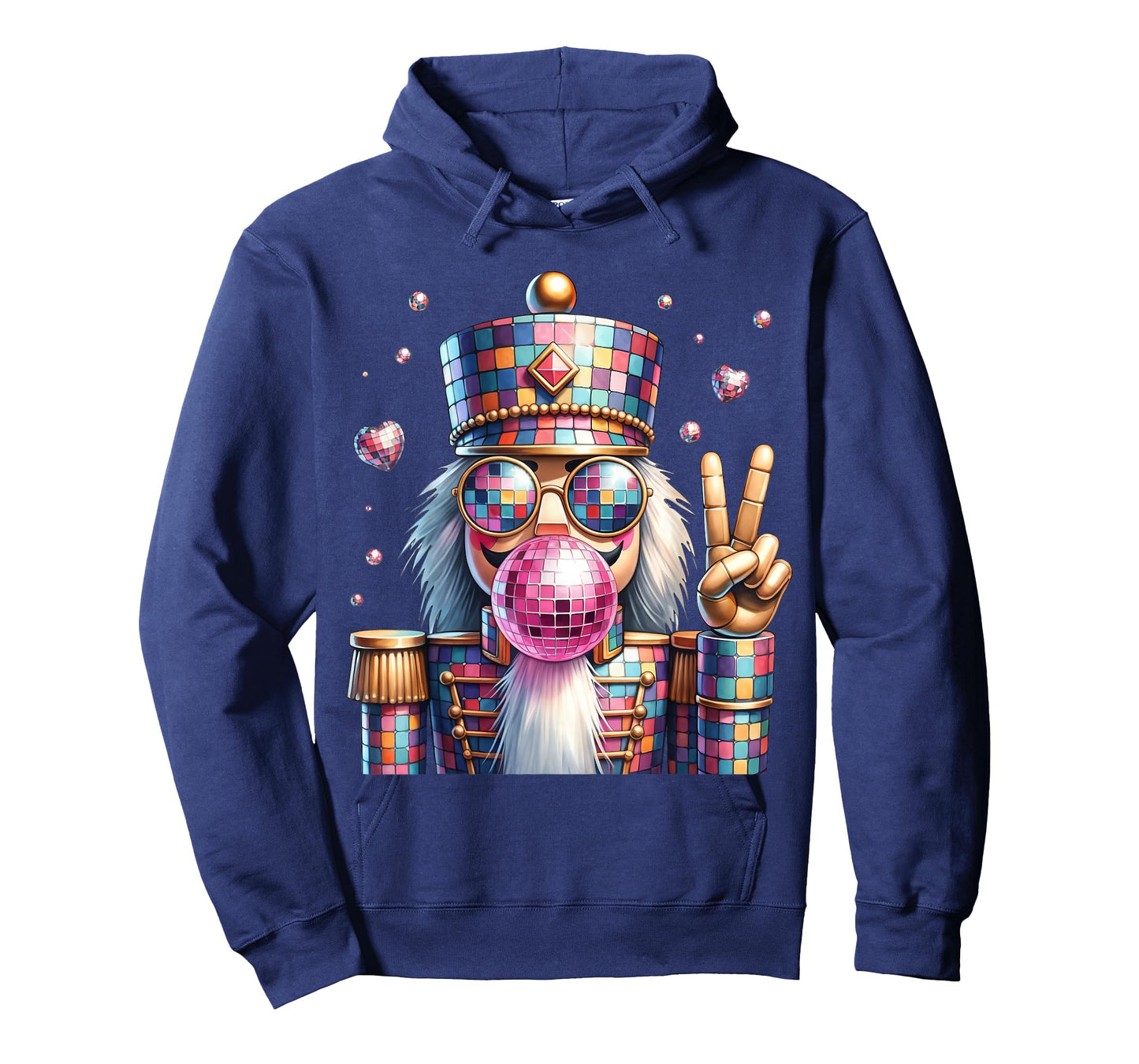 Pink Disco Nutcracker Bubblegum Christmas for Men Women Kid T-Shirt