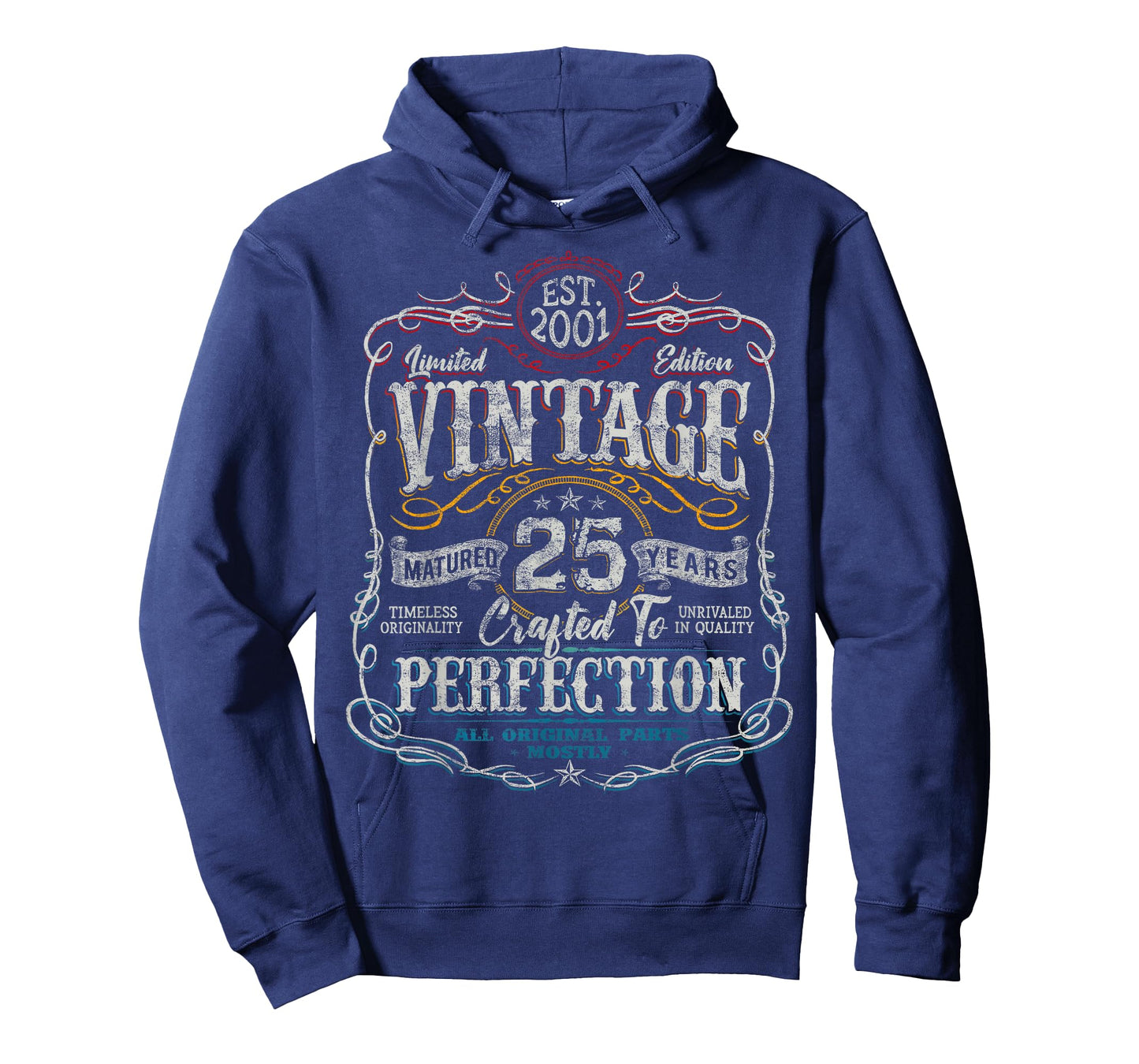 Vintage 2001 Limited Edition Shirt 25 Year Old 25th Birthday T-Shirt