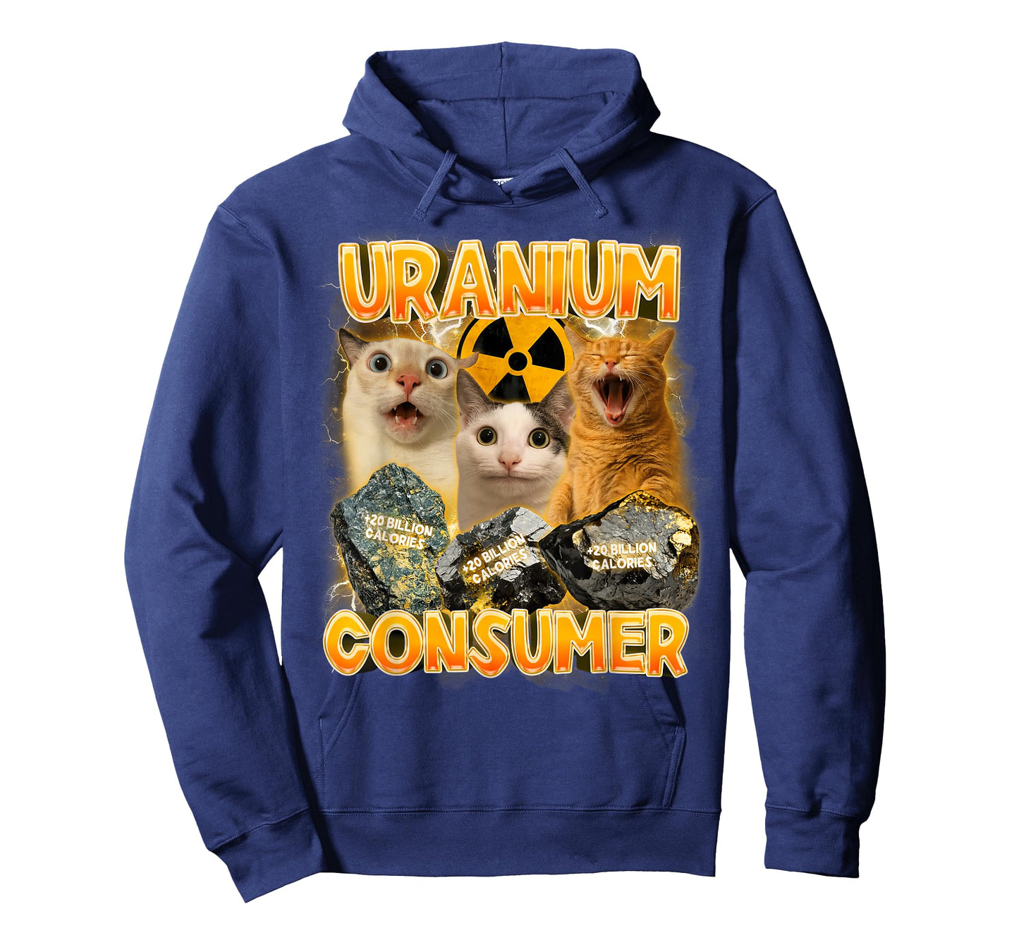 Cat Meme Cat Lover Funny Humor Sarcasm Uranium Consumer T-Shirt