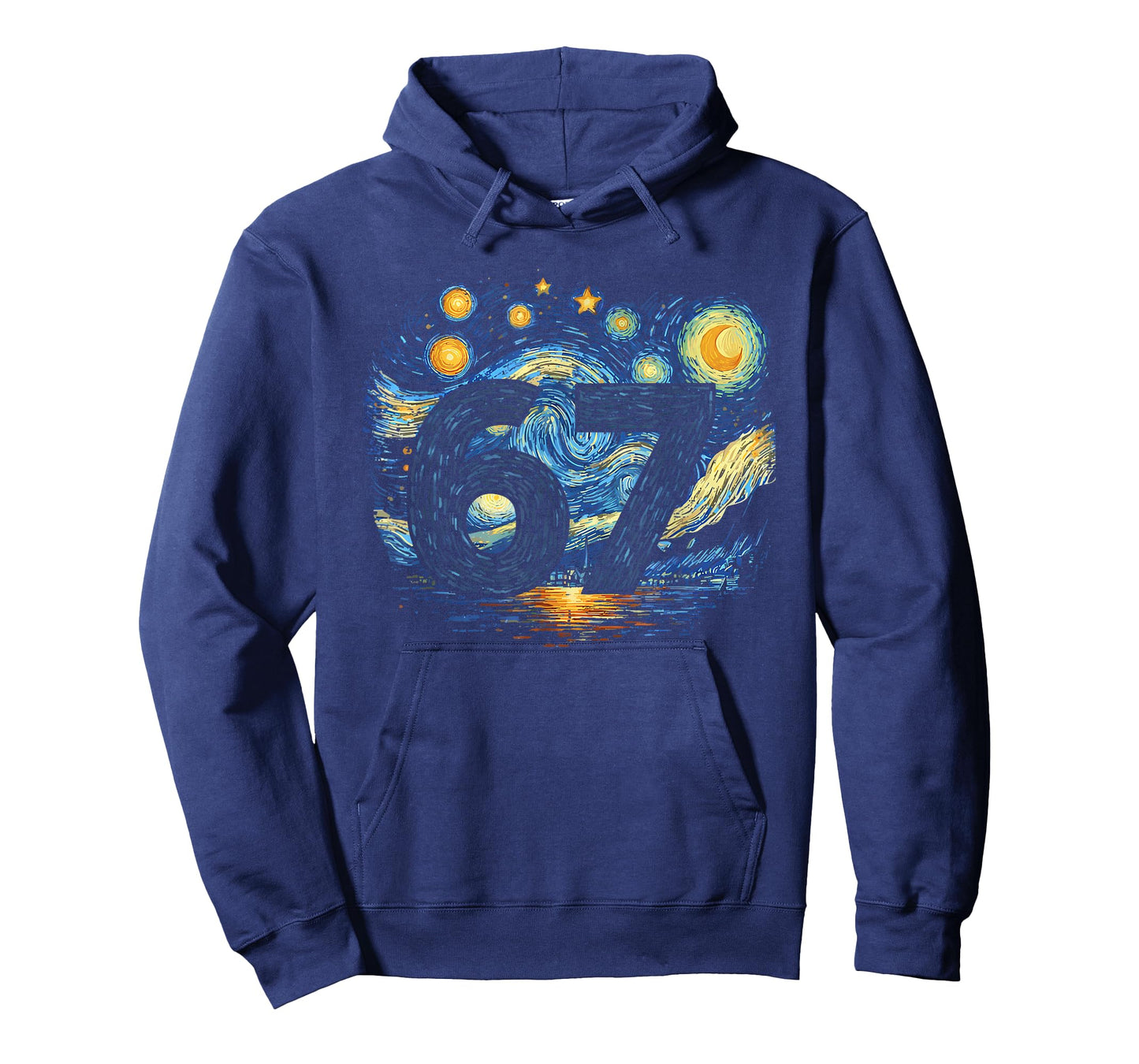 Funny 67 Meme Six Seven Starry Art Night T-Shirt