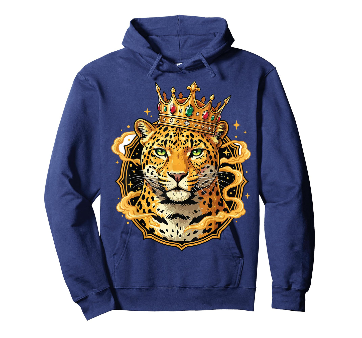 King Leopard Shirt Crown Animal Lovers T-Shirt