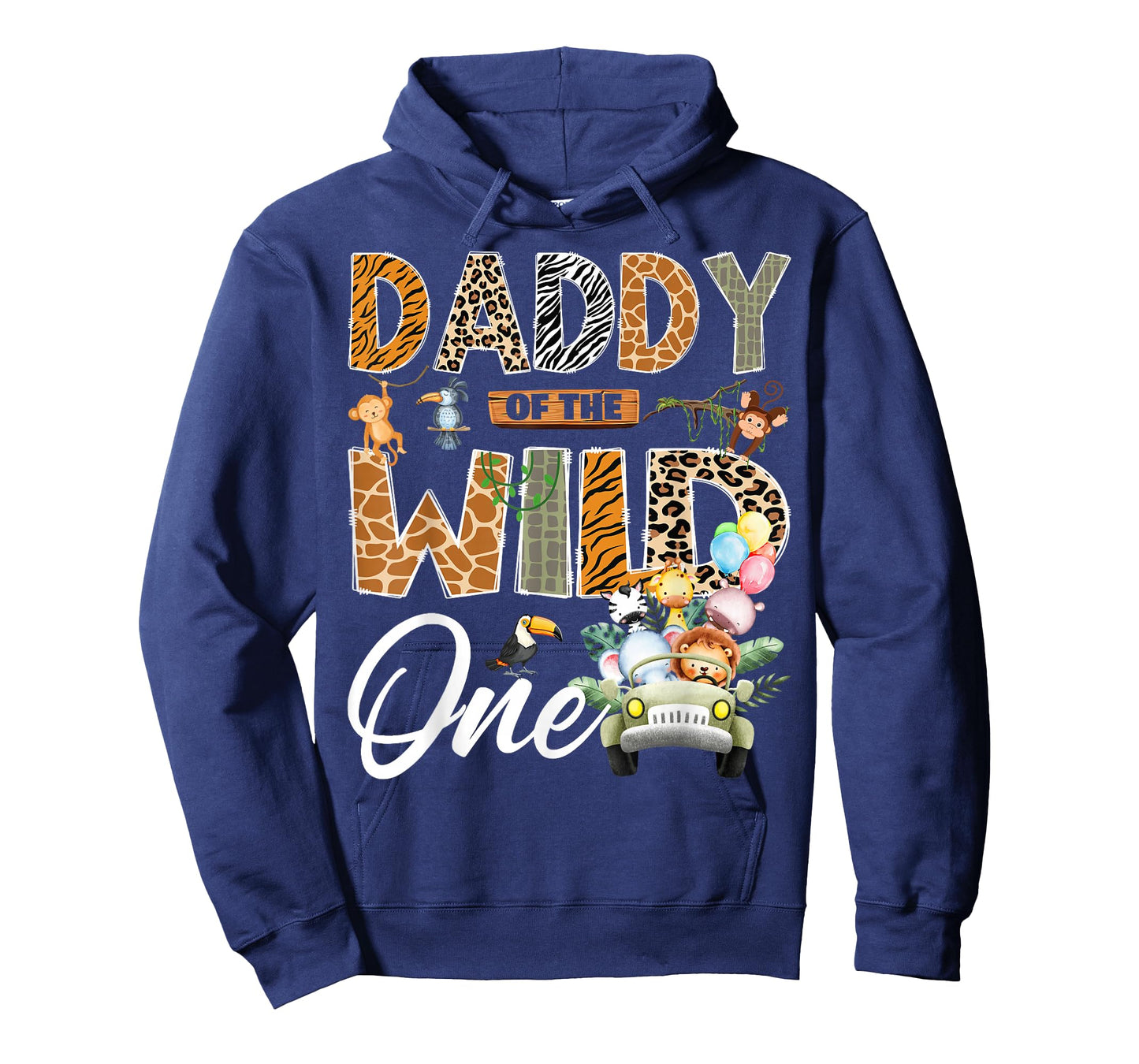 Daddy of The Wild One 1st Birthday Boy Safari Jungle T-Shirt