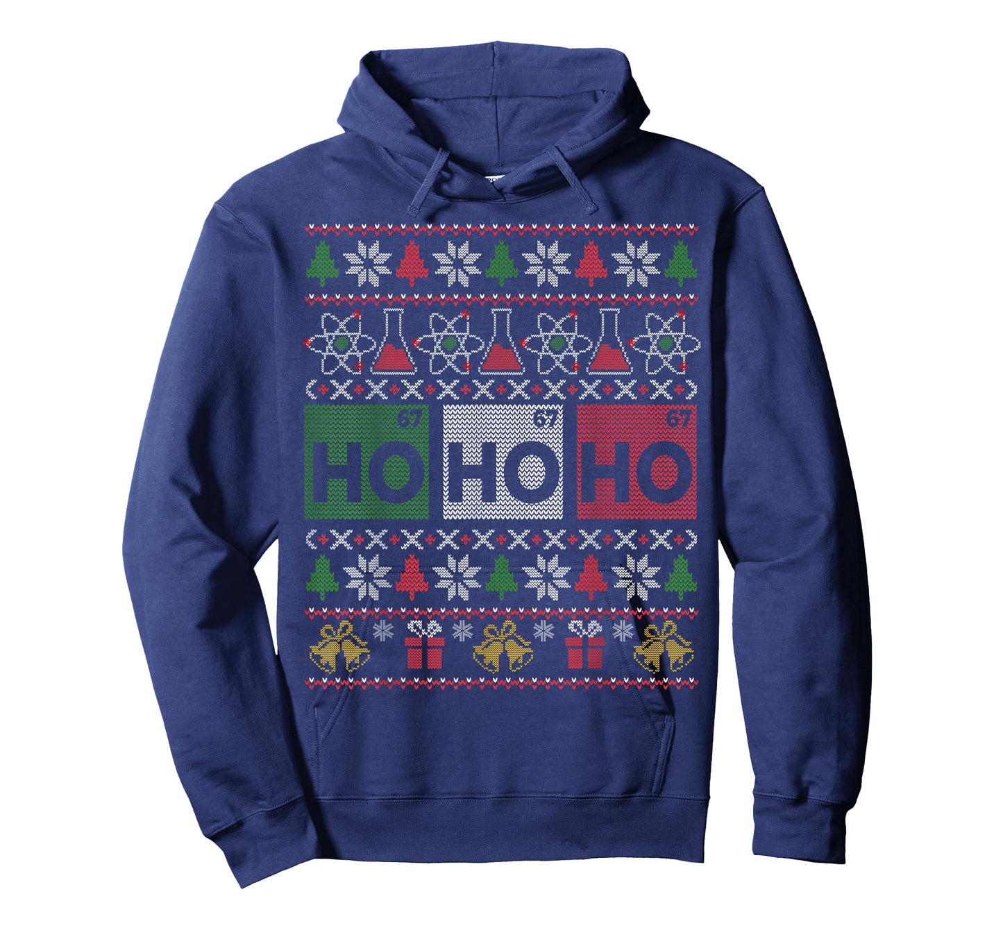 Ho Ho Ho Holmium Chemistry Element 67 of Periodic Table Xmas T-Shirt