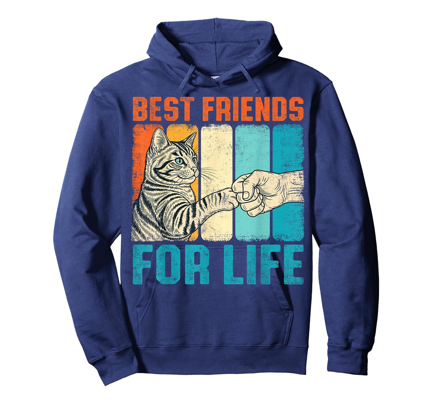 Funny Cat Best Friends for Life Fist Bump T-Shirt