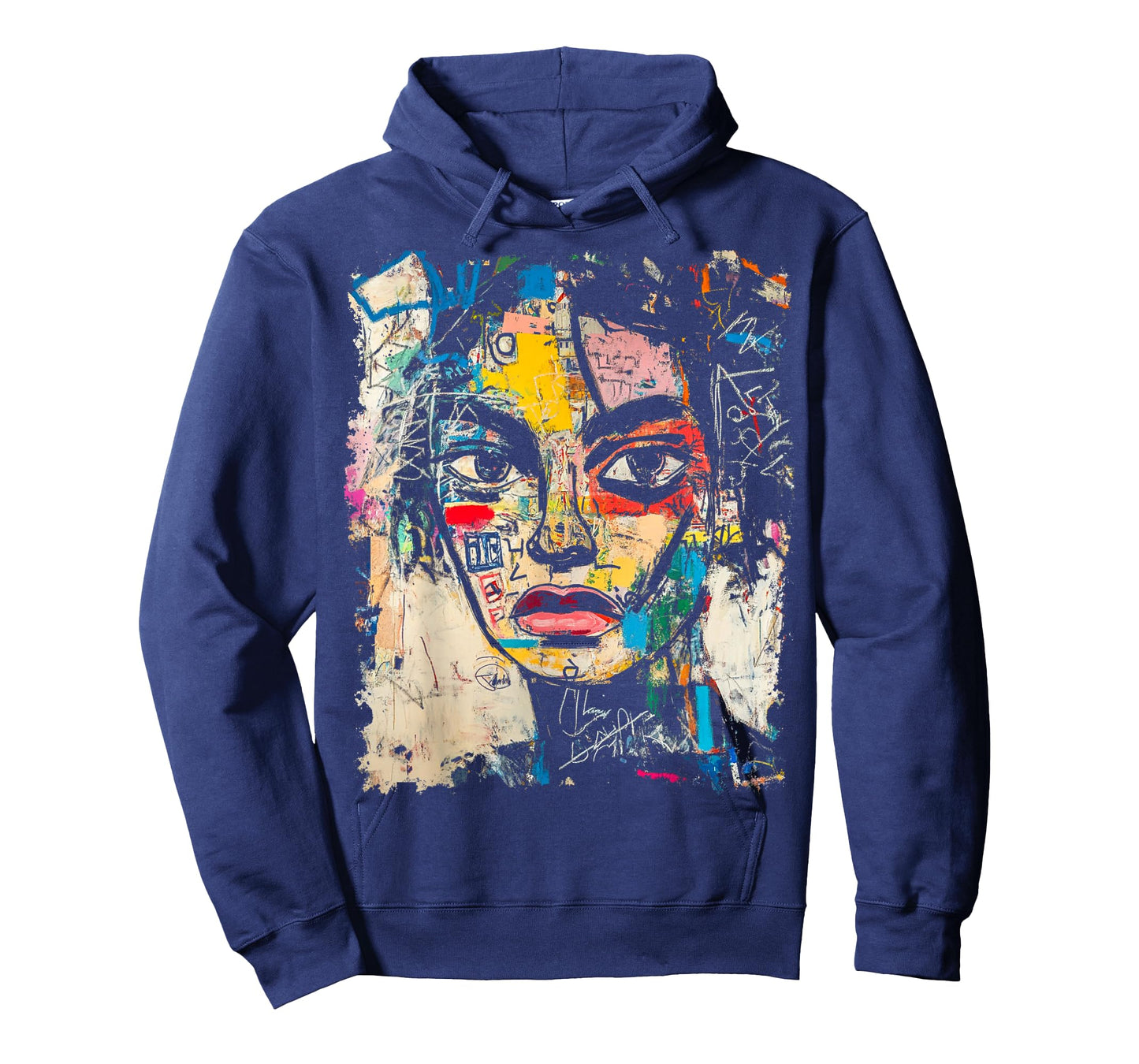 I Lov Art Style Women's 90s Abstract Painting Graffiti T-Shirt