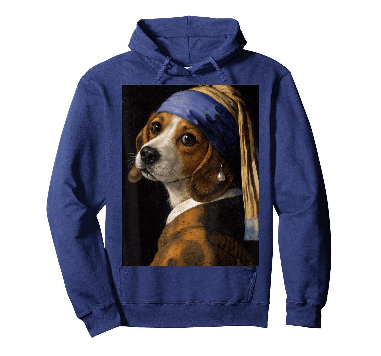 Girl with a Pearl Earring Beagle Funny Dog Meme T-Shirt