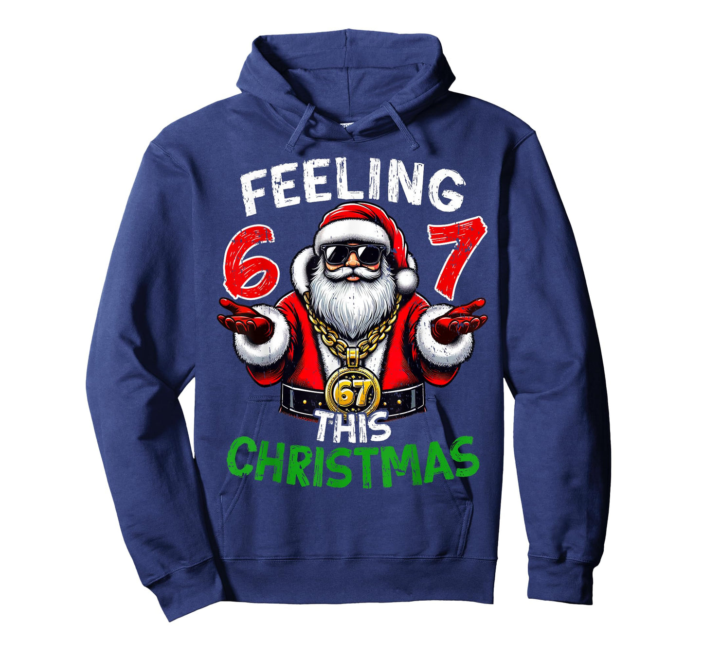 Funny 67 Santa Christmas Shirts Kids Teen Boys 6-7 Six Seven T-Shirt