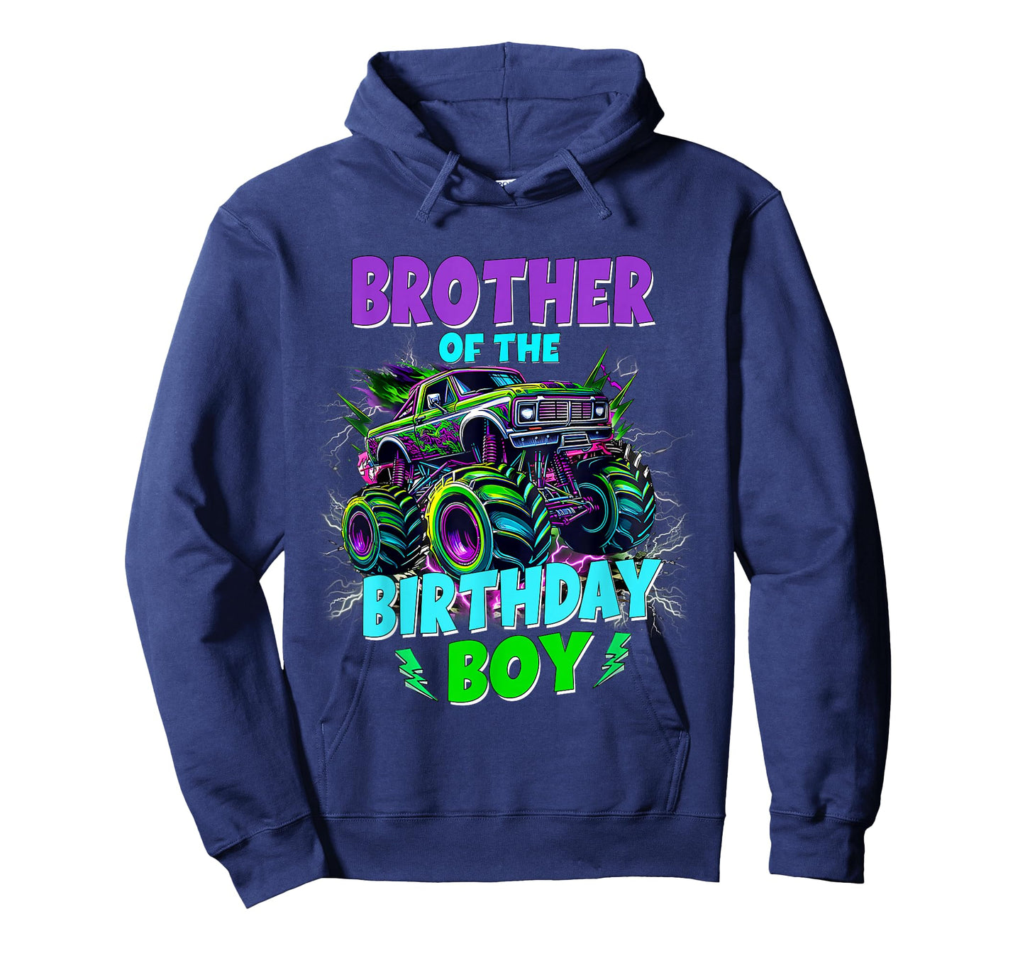 Brother of The Birthday Boy Monster Truck Family Matching T-Shirt