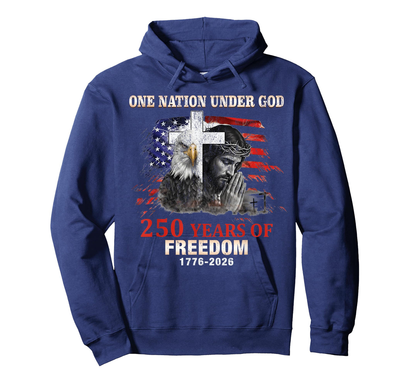 One Nation Under God 250 Years of Freedom T-Shirt