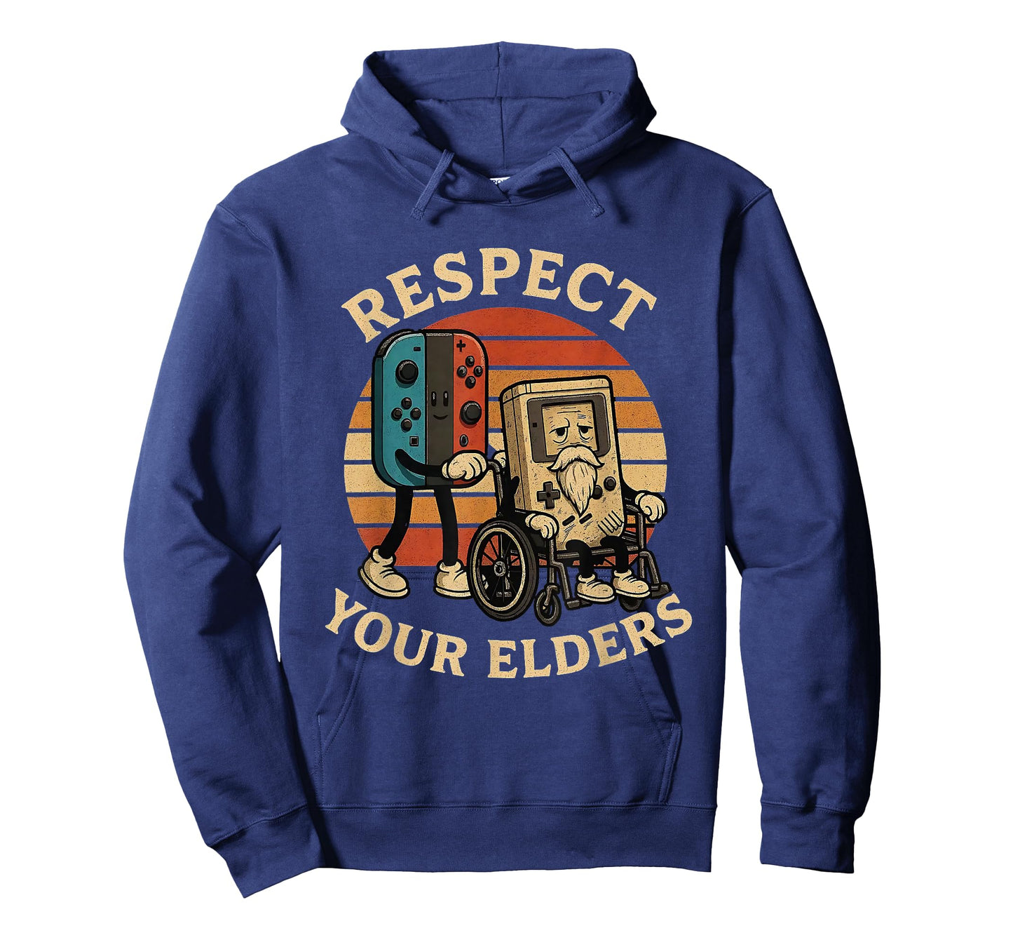 Respect Your Elders Funny Retro Gaming Tech Quote T-Shirt