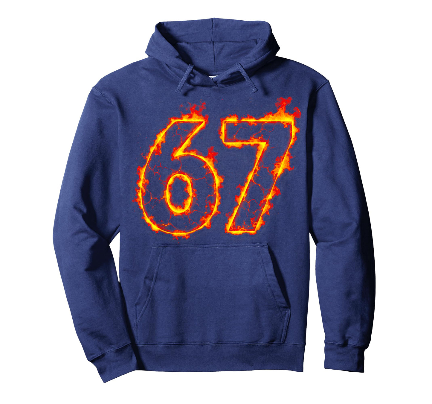 67 Flame Number Six Seven Meme 67 Kids T-Shirt