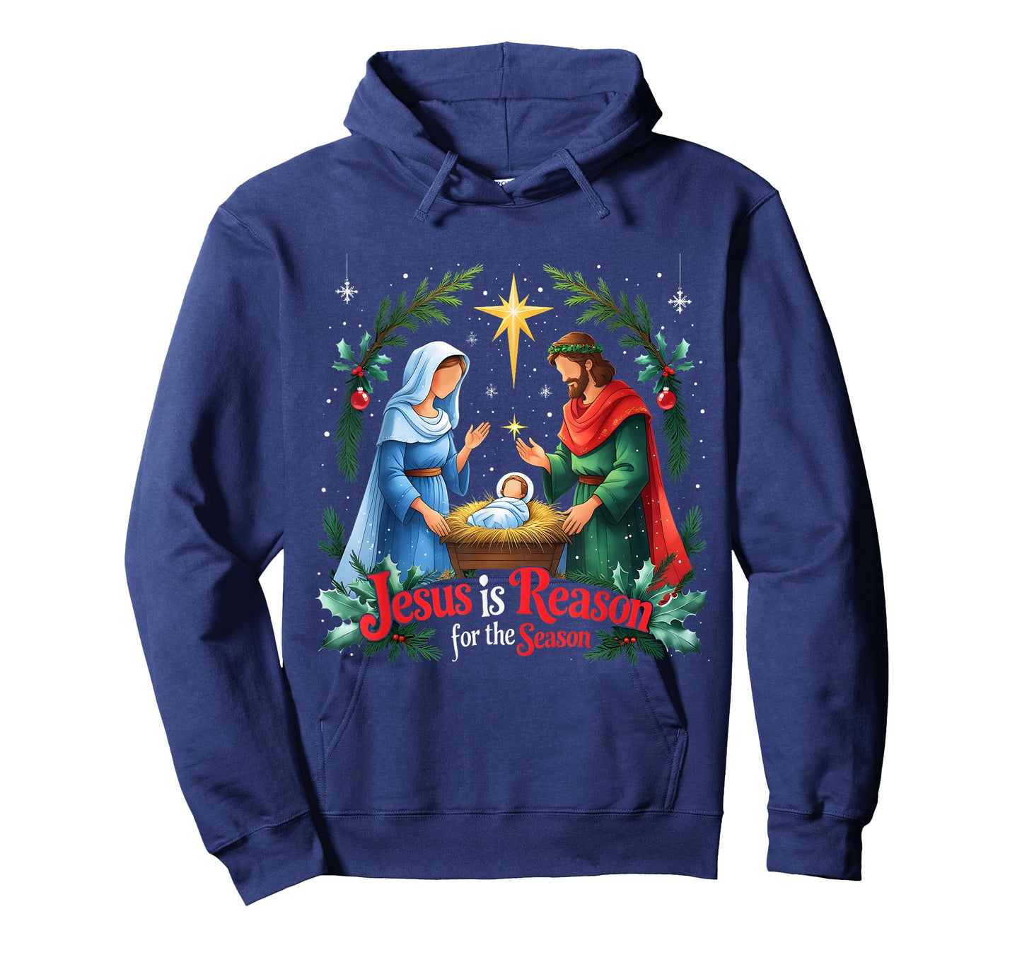 Jesus Reason for The Season Nativity Christmas Design T-Shirt