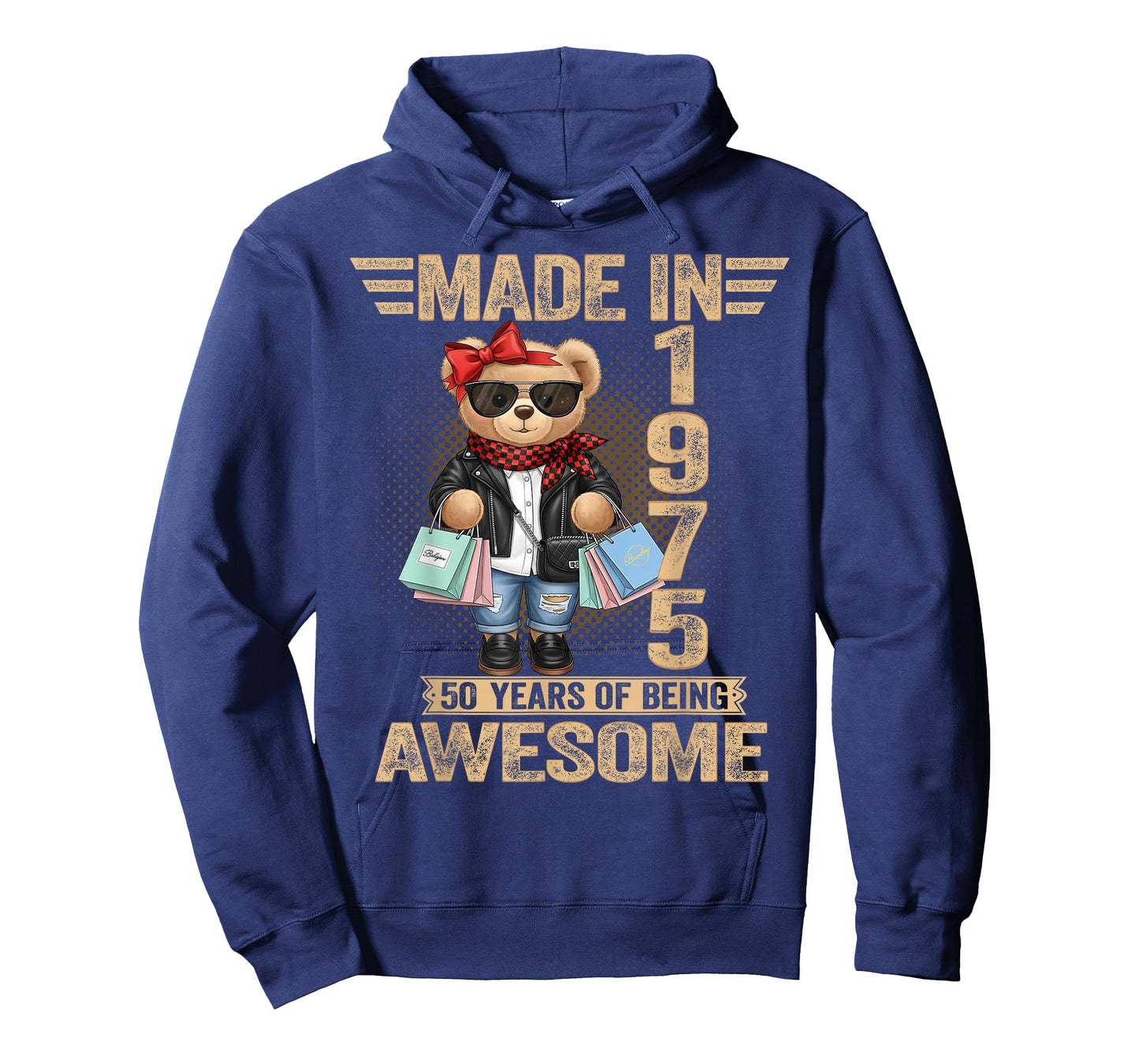50 Year Old Made in 1975 Teddy Bear 50th Birthday Women Men T-Shirt