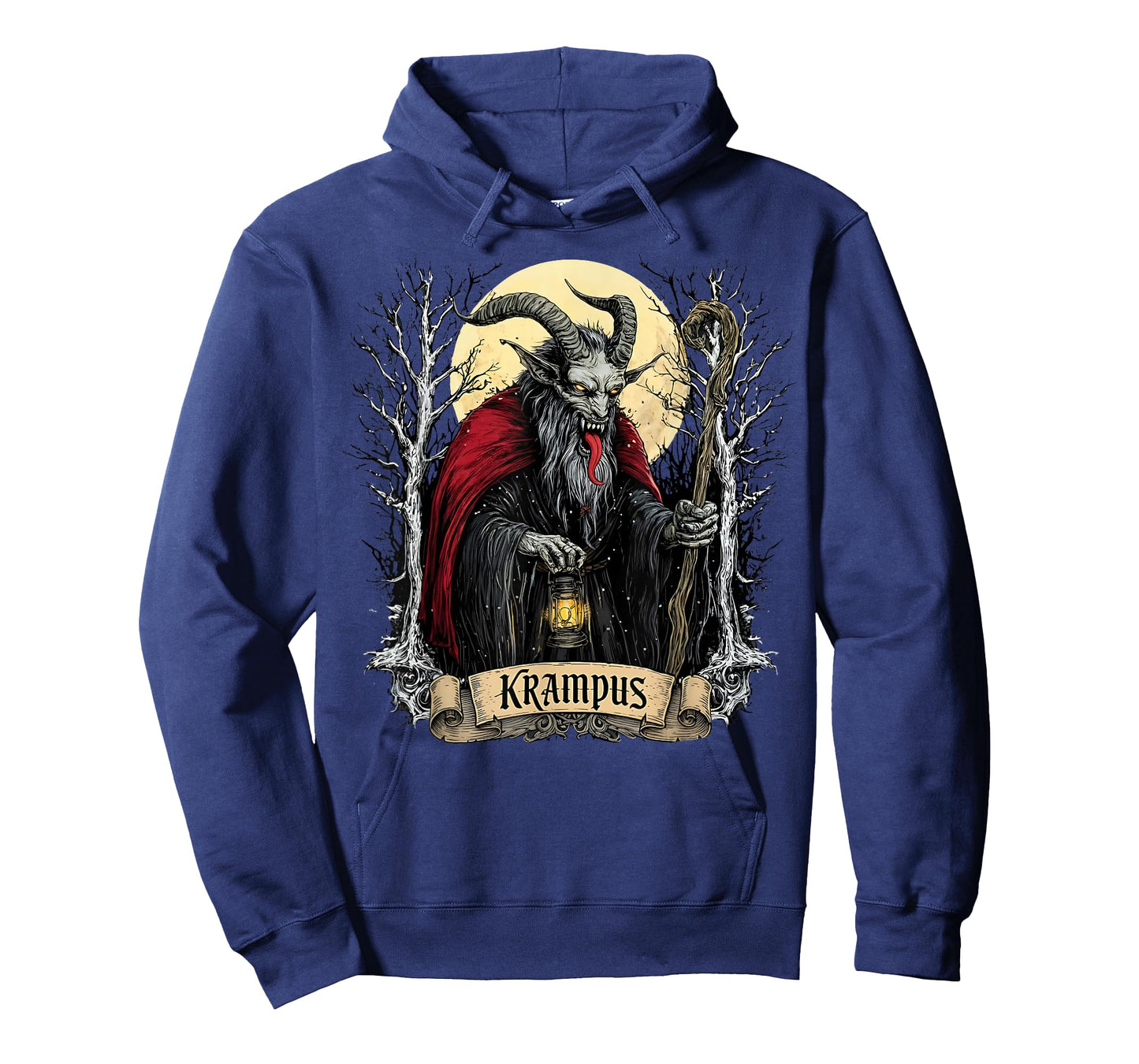 Merry Krampus Monster Christmas Pajamas Horror Evil Xmas T-Shirt