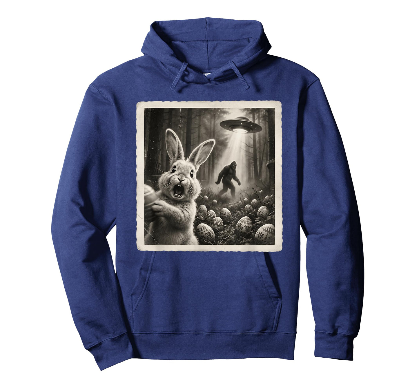 Funny Easter Bunny & Easter, Selfie Bigfoot & UFO, Easter T-Shirt