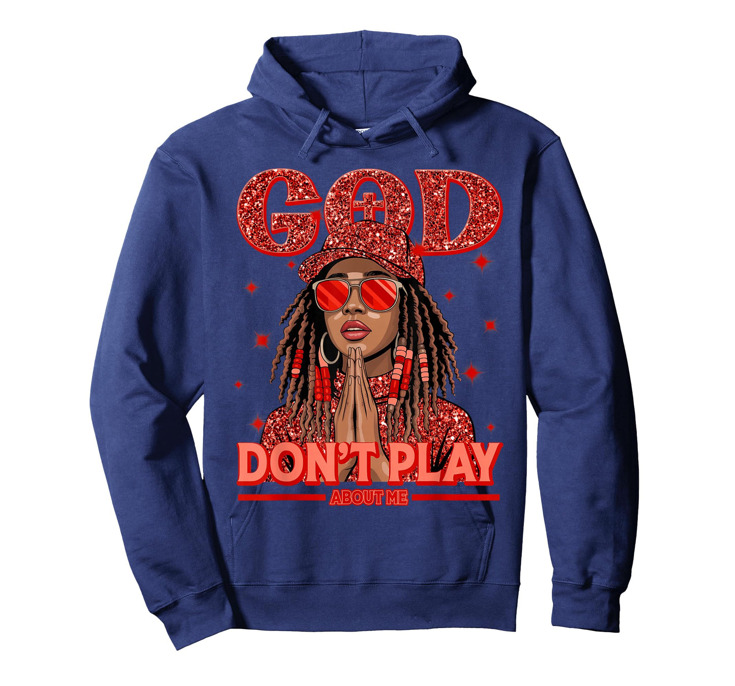 God Don't Play About Me Black Women Afro African Christian T-Shirt