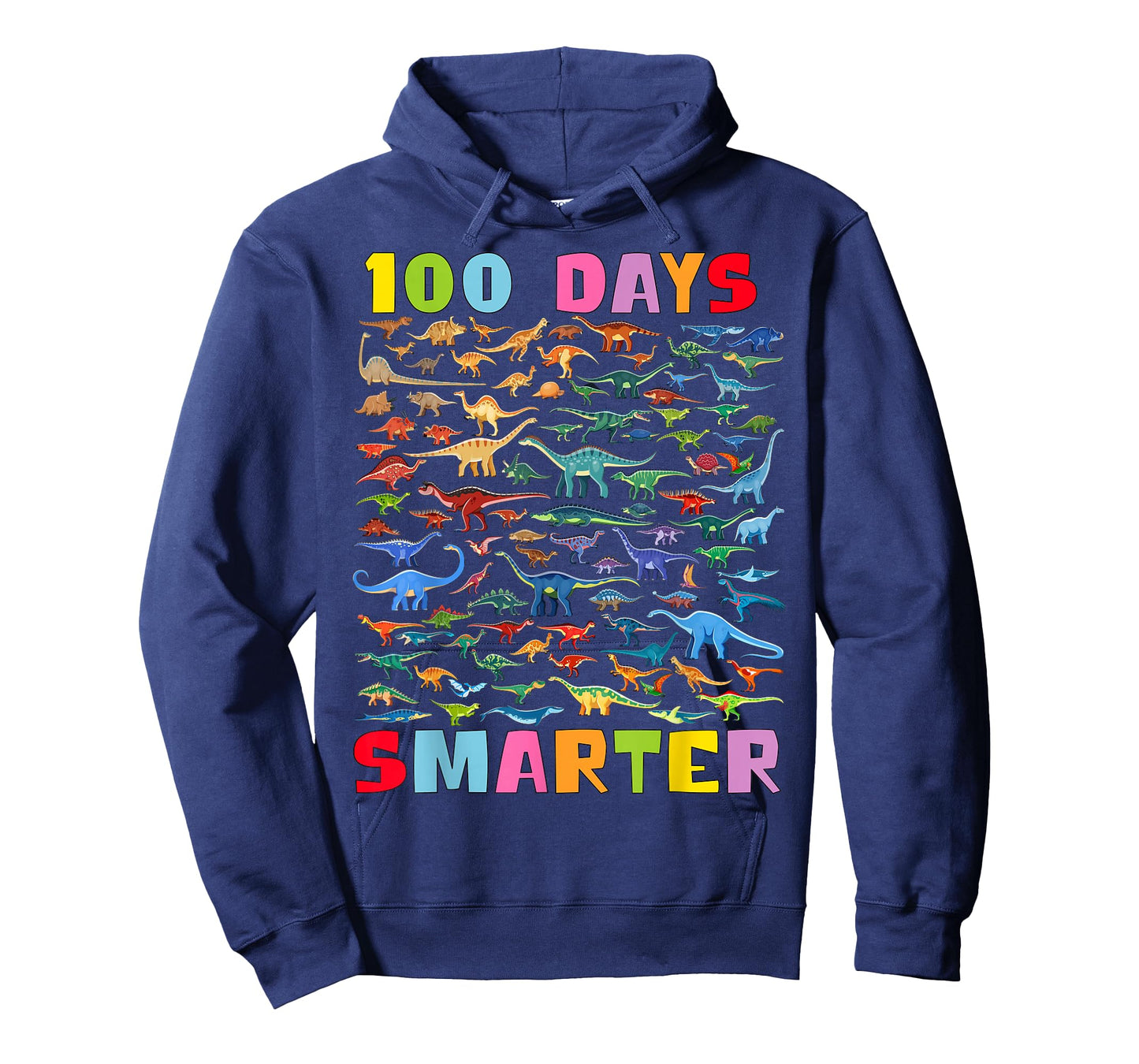 100 Days Smarter Dinosaurs Teacher Kids 100th Day of School T-Shirt
