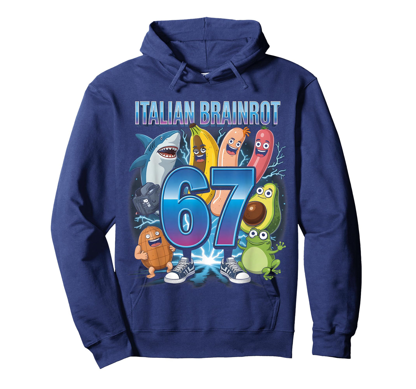 67 Brainrot Italian Meme Funny 67 Kids Costume Six Seven 6-7 T-Shirt