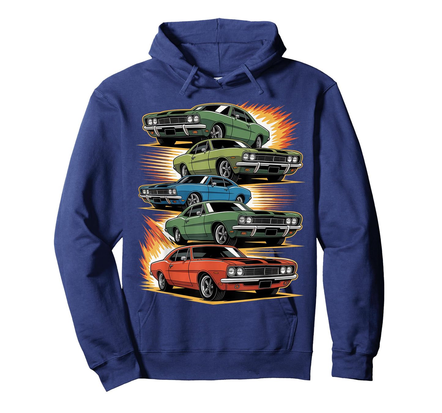 Car Madness Muscle Cars Hotrods and Classic Cars Vintage T-Shirt