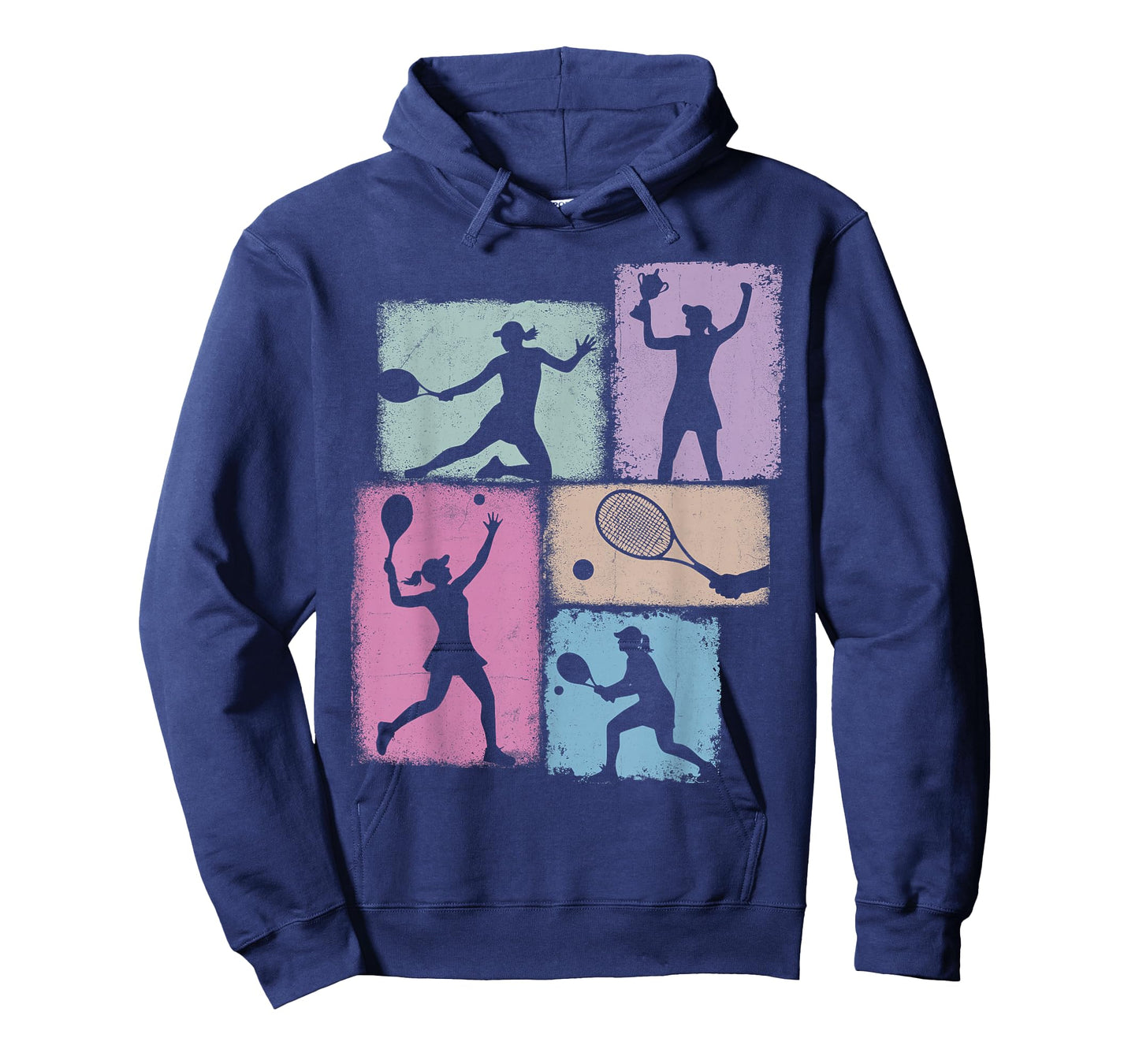 Tennis Player Collage Women Kids Coach Youth Girl T-Shirt