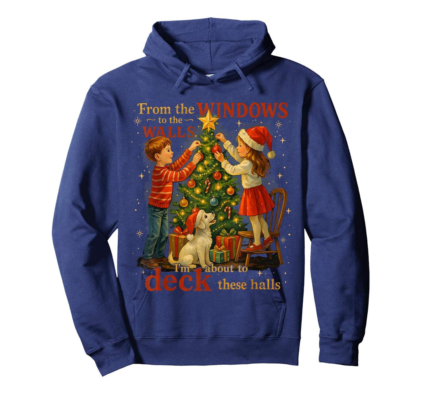 from The Windows to Walls Deck These Halls Christmas T-Shirt