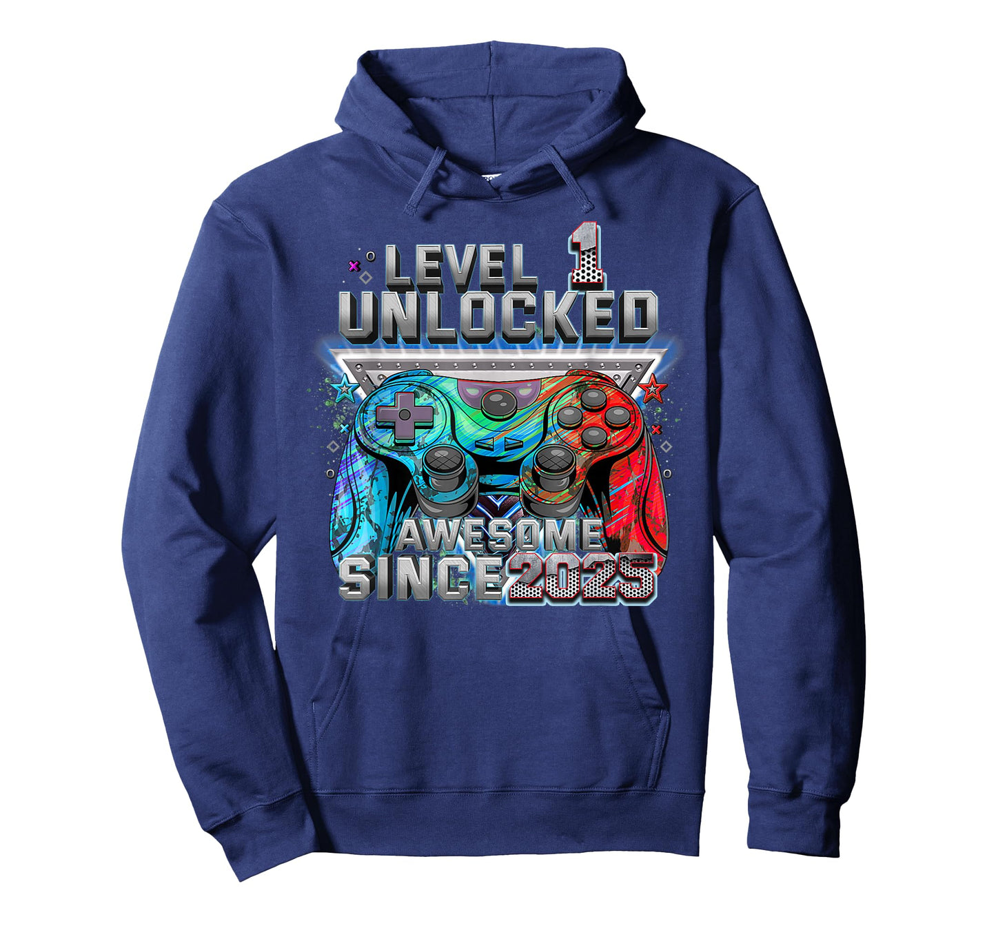 Level 1 Unlocked Gamer Gifts 1st Birthday Gaming Boys Kids T-Shirt