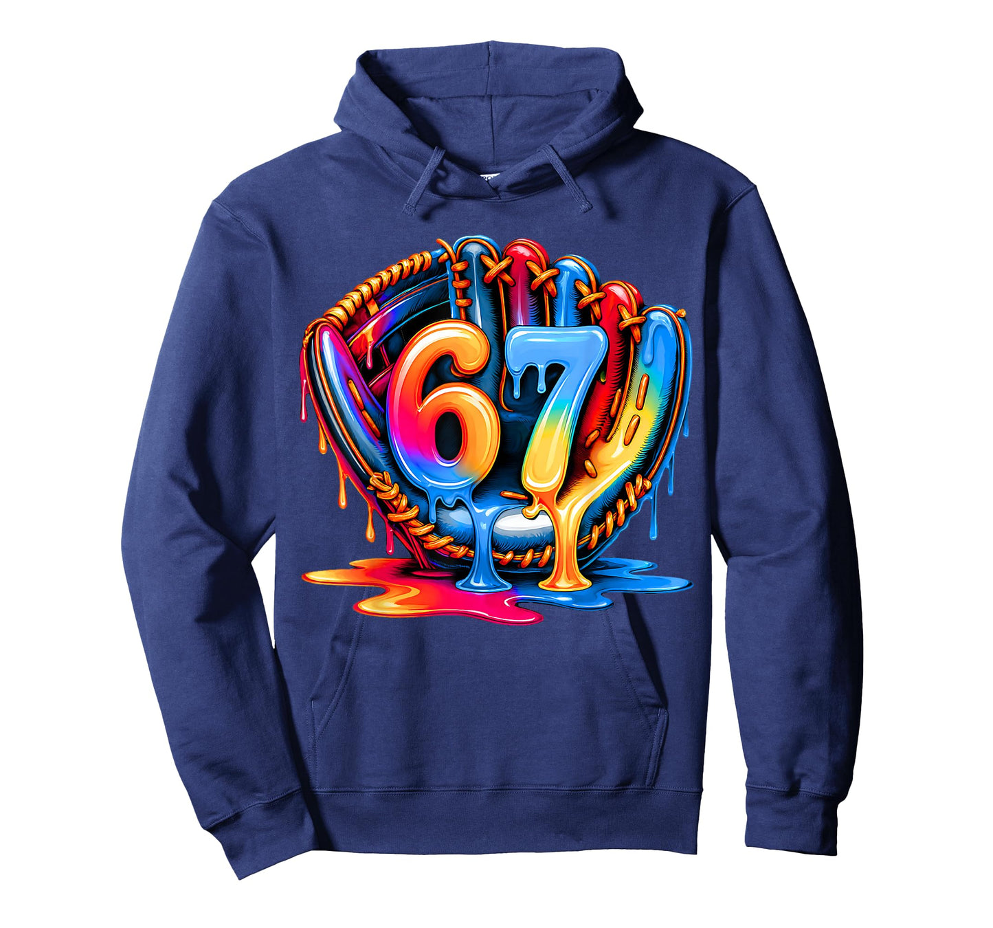 Baseball Drip Ice Cream 67 Baseball Lifestyle 101 T-Shirt