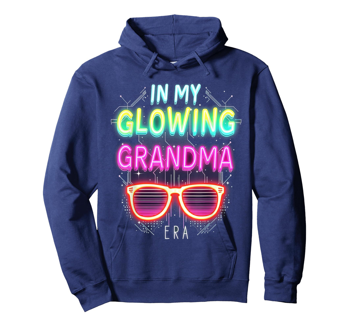 in My Glowing Grandma Era Groovy Colorful Bright T-Shirt