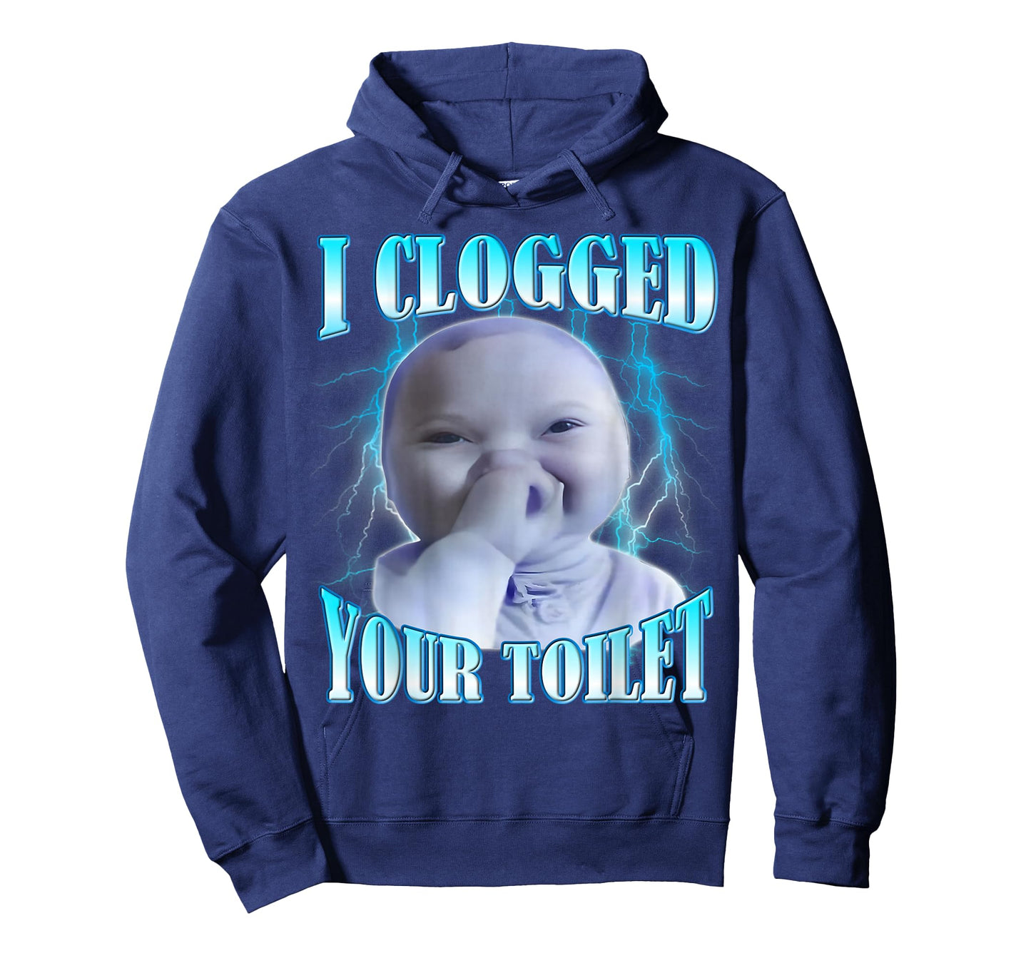 I Clogged Your Toilet Funny AI Baby Meme Brainrot T-Shirt