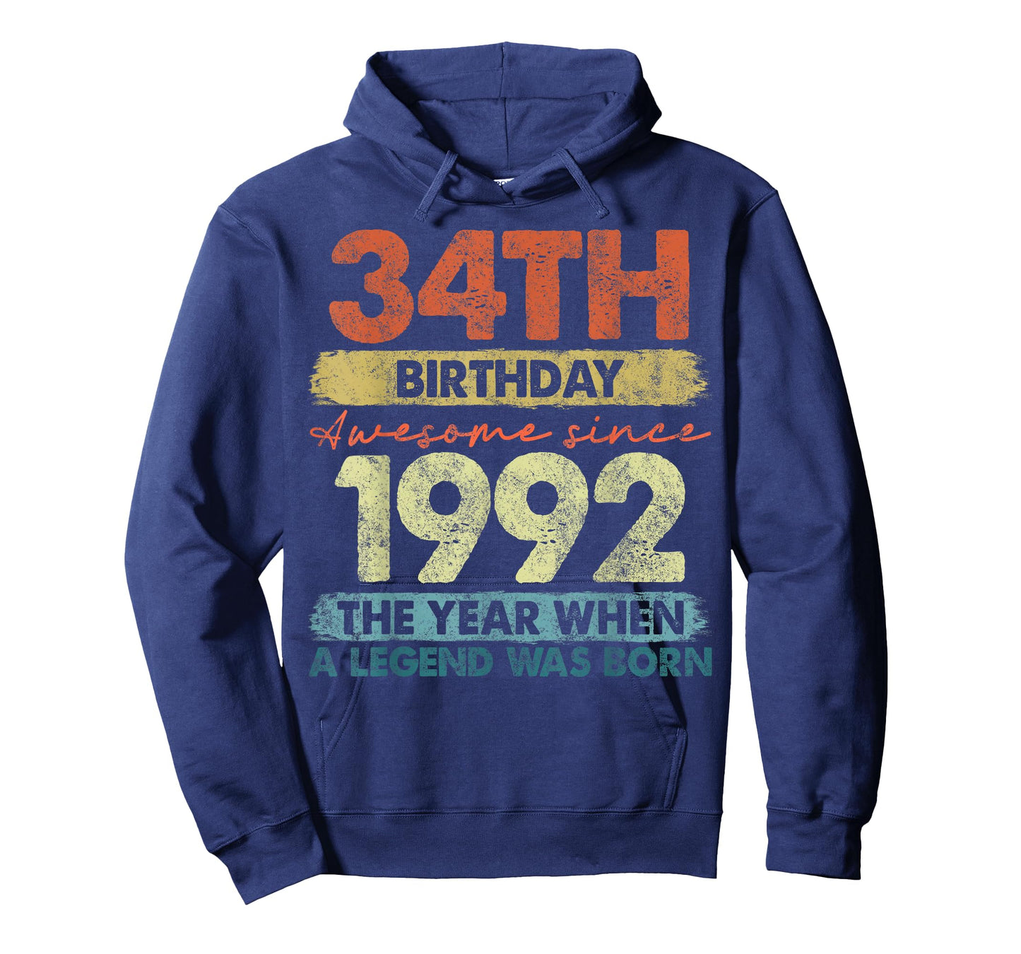 34 Year Old Gifts Vintage 1992 Limited Edition 34th Birthday T-Shirt