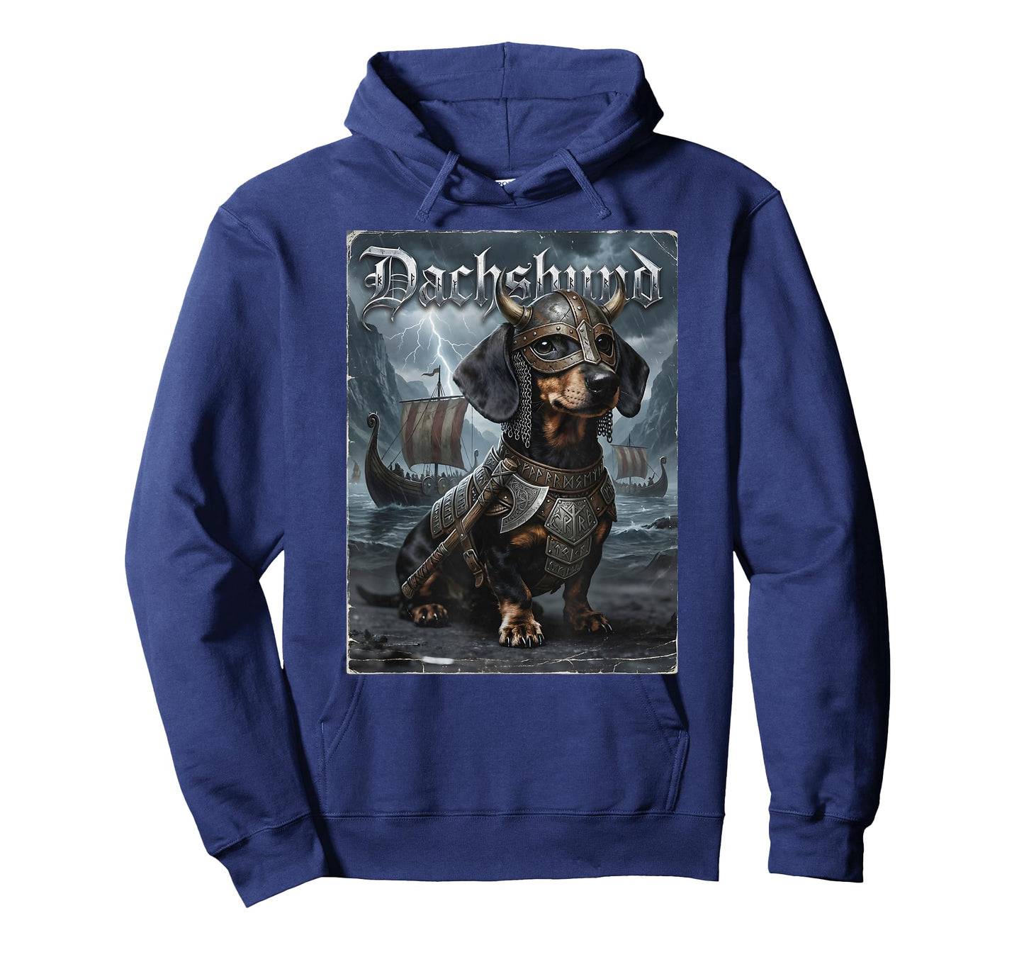 Funny Viking Metal Dachshund Doxie Owner Bootleg Themed Art T-Shirt