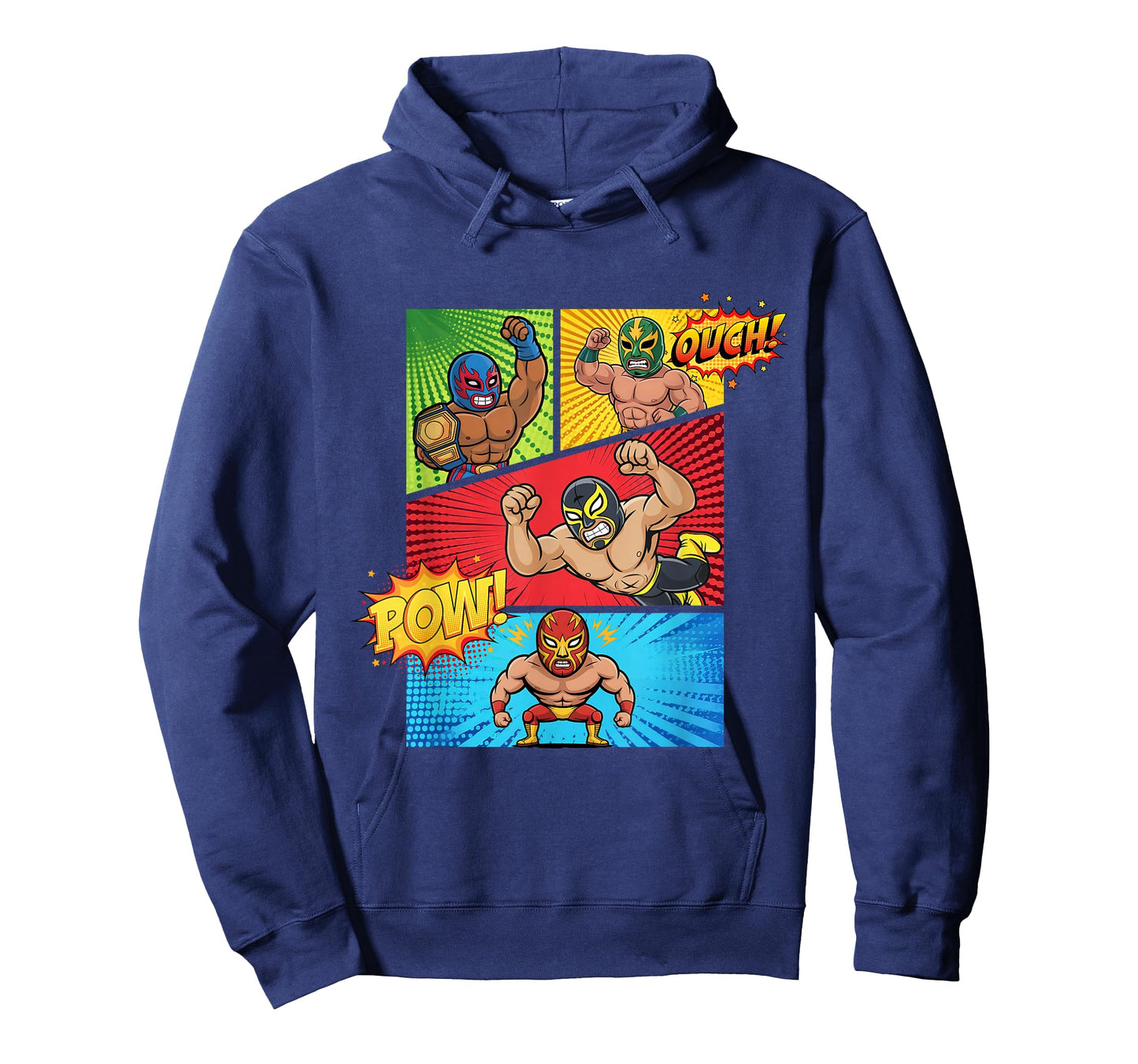 Lucha Libre Comic Book Mexican Wrestling Cartoon Wrestler T-Shirt
