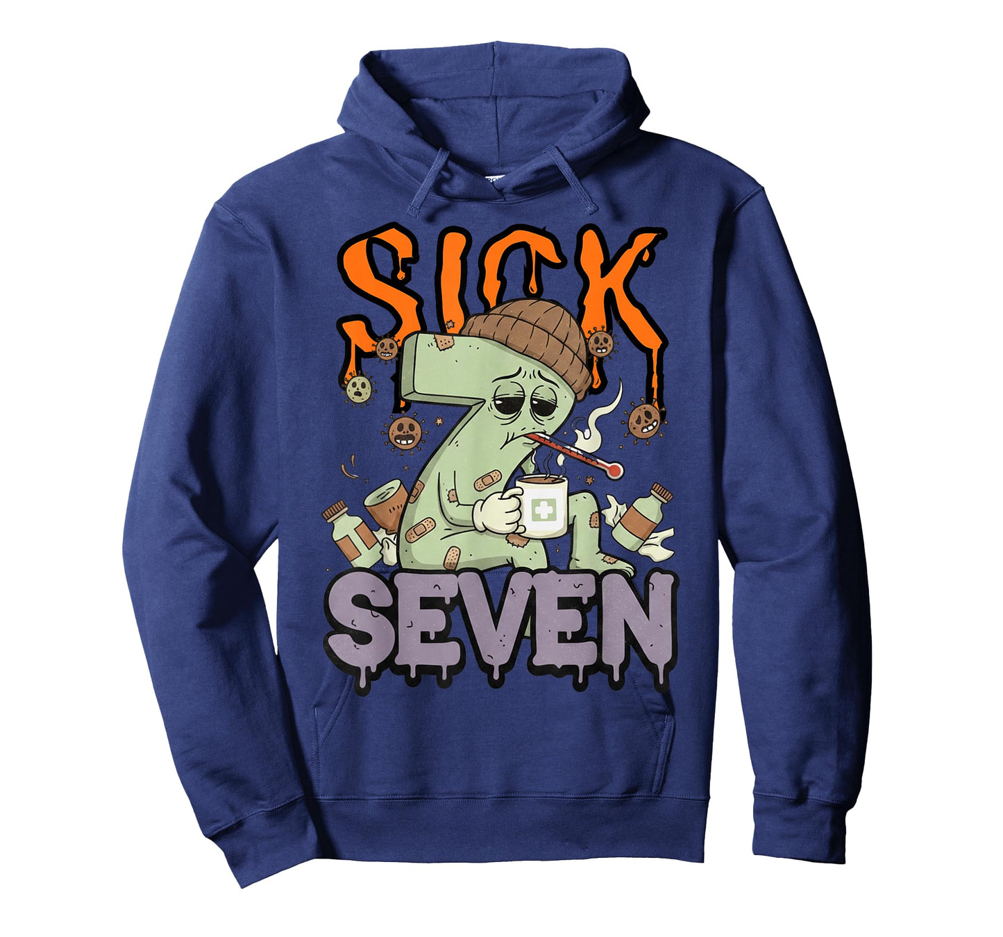 Sick Seven Meme Tee 67 Six Seven Funny Wordplay Halloween T-Shirt