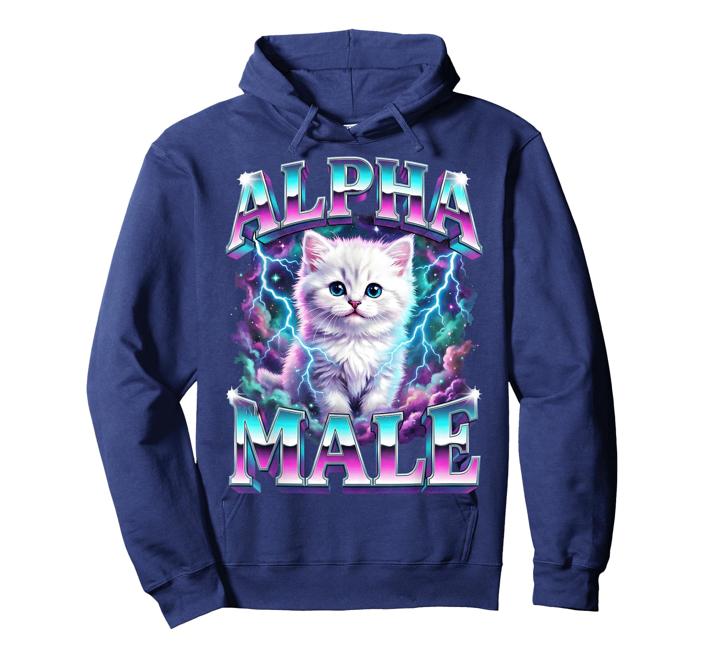 Alpha Male Cat Kitten Funny for Men Women T-Shirt
