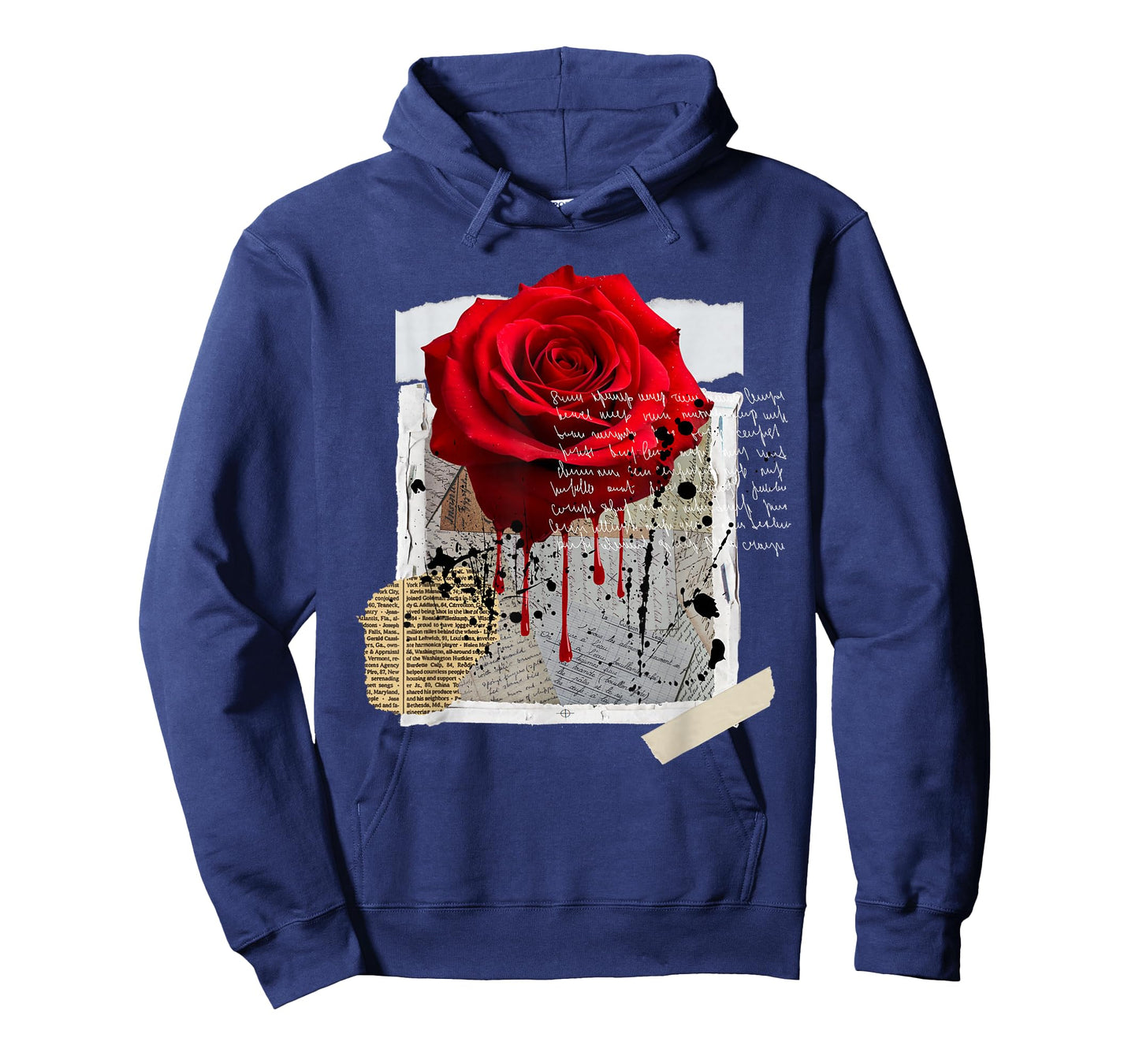 Streetwear Graphic Dark Floral Urban Aesthetic, Mens Fashion T-Shirt