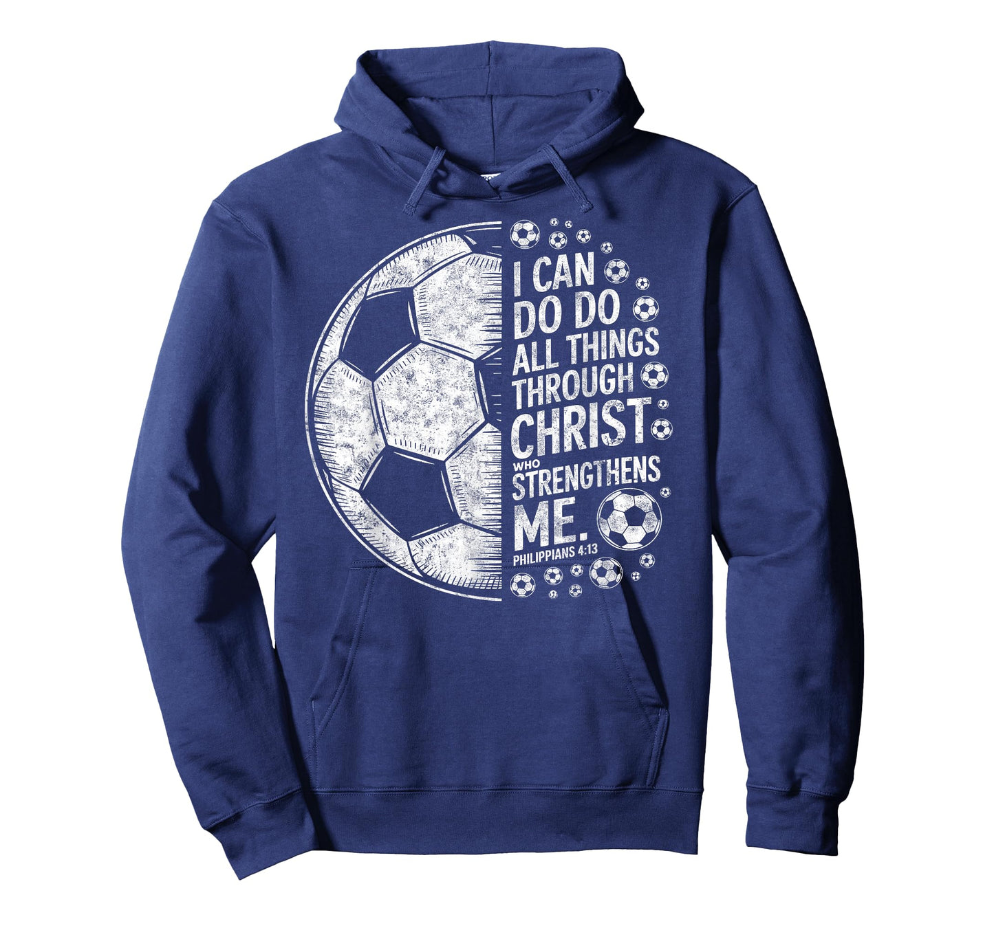Soccer Player Christian I Can Do All Things Through Christ T-Shirt