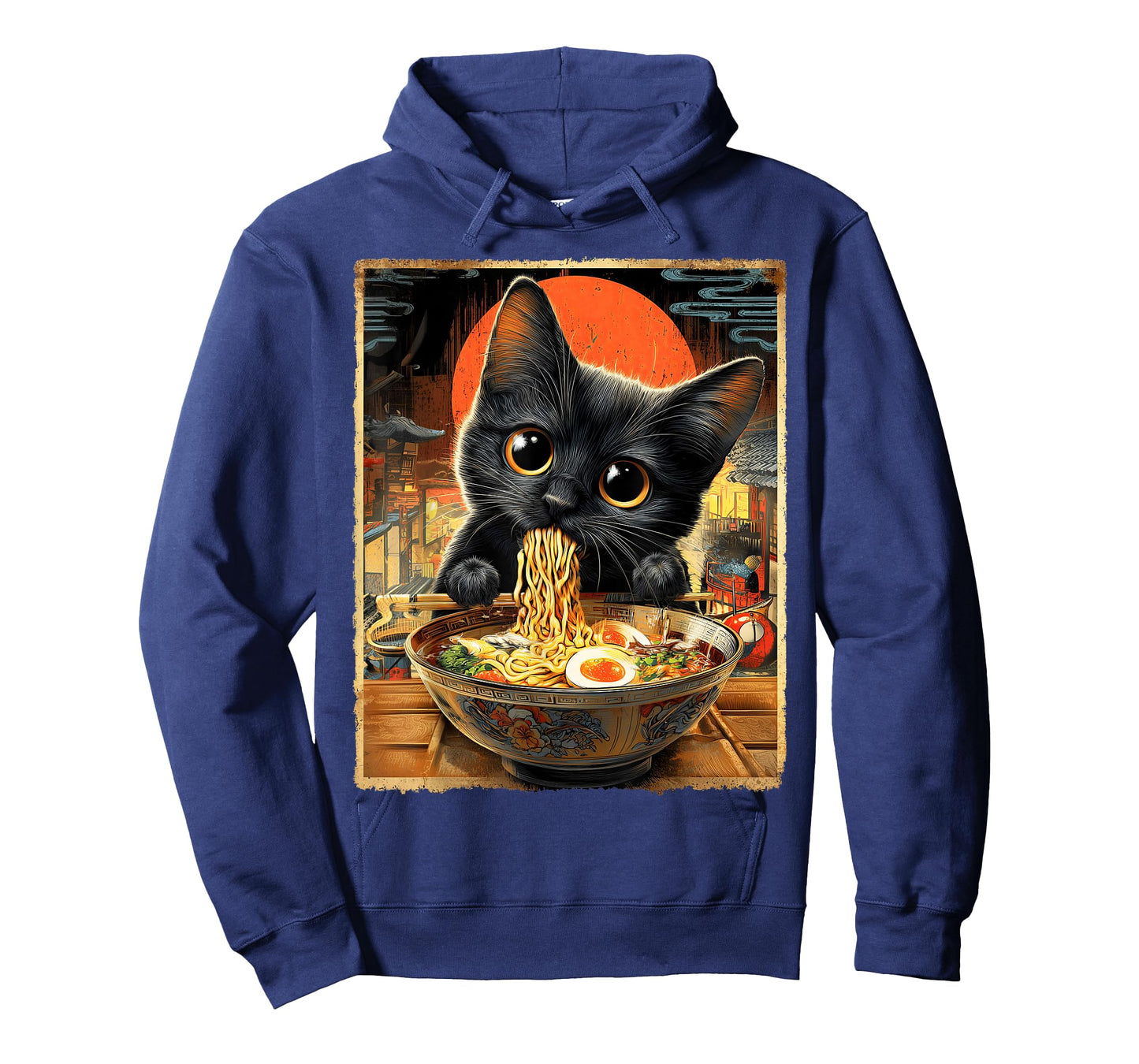 Funny Ramen Cat Noodle Lovers Anime Otaku T-Shirt