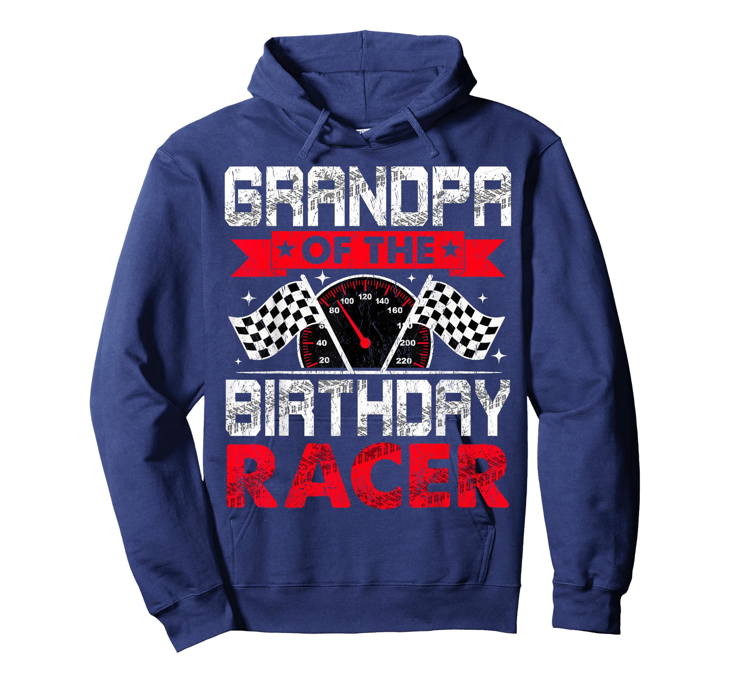 Grandpa of The Birthday Racer Bday Racing Car Family T-Shirt