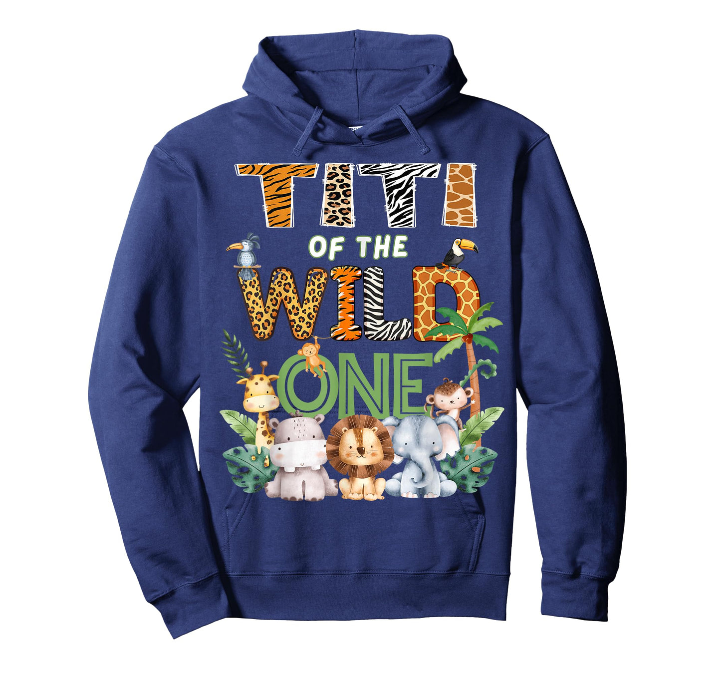 Titi of The Wild One Safari 1St Birthday Kids T-Shirt